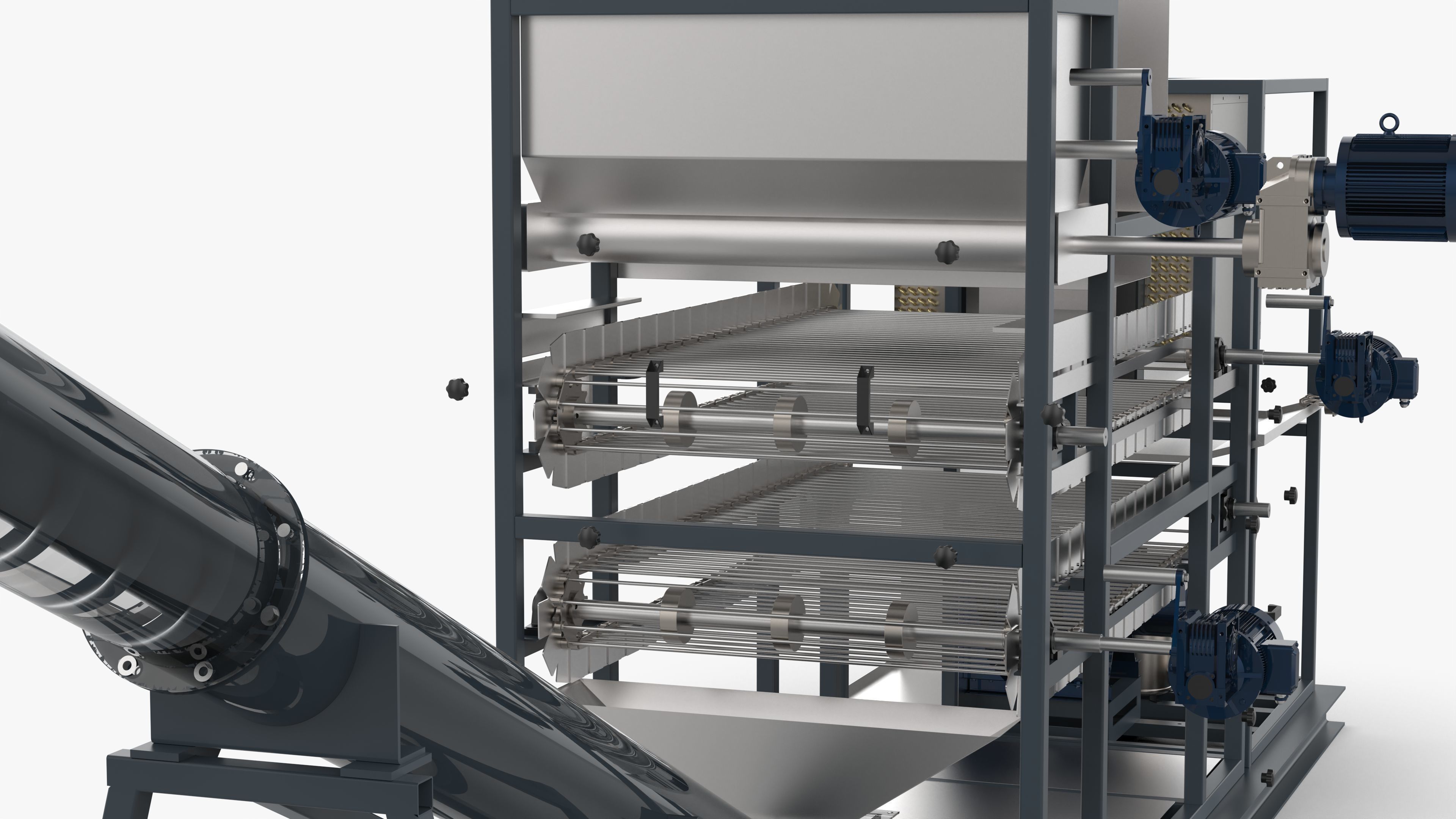 Heat Pump Sludge Drying Machine 3D model_13