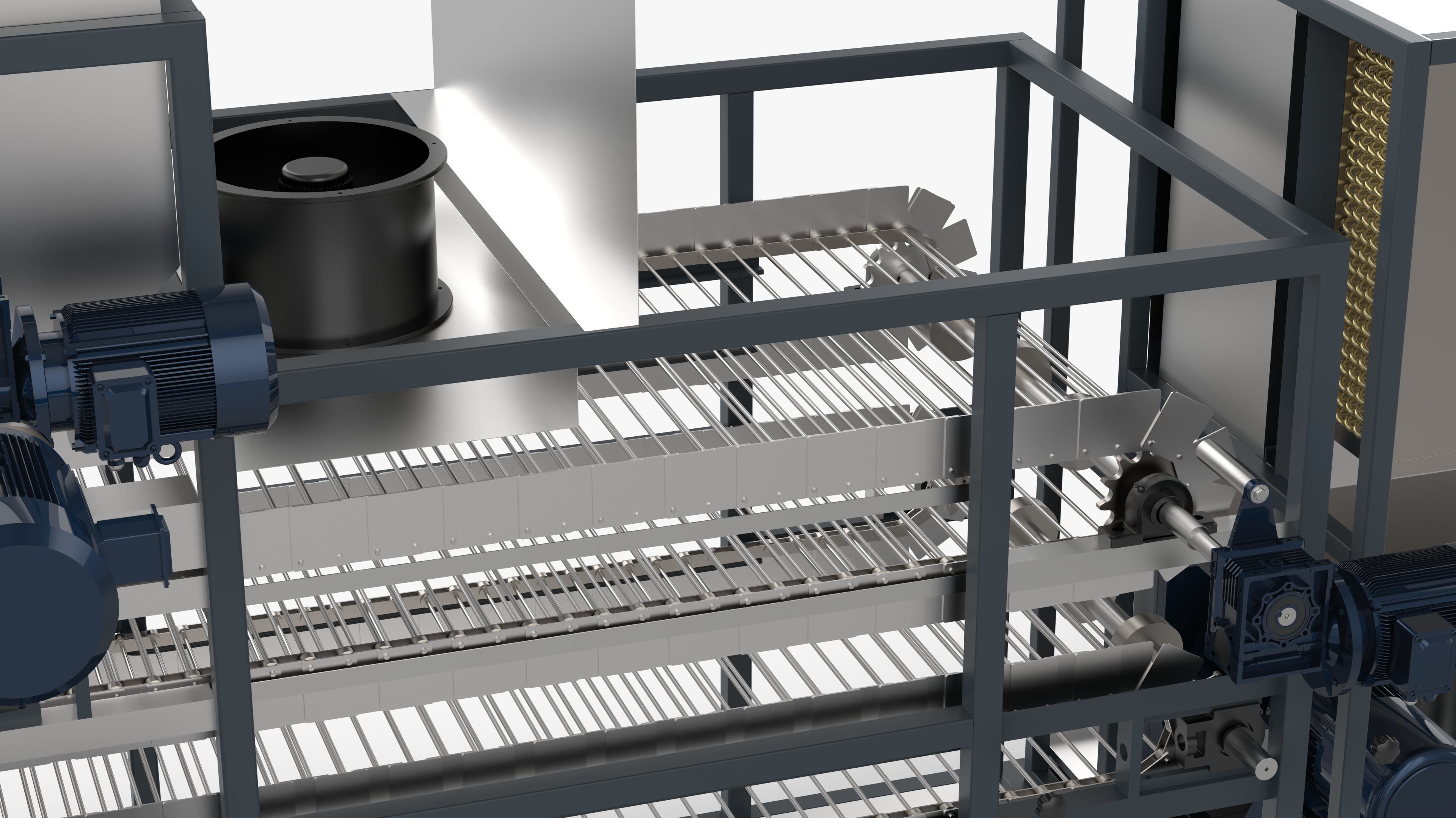 Heat Pump Sludge Drying Machine 3D model_14