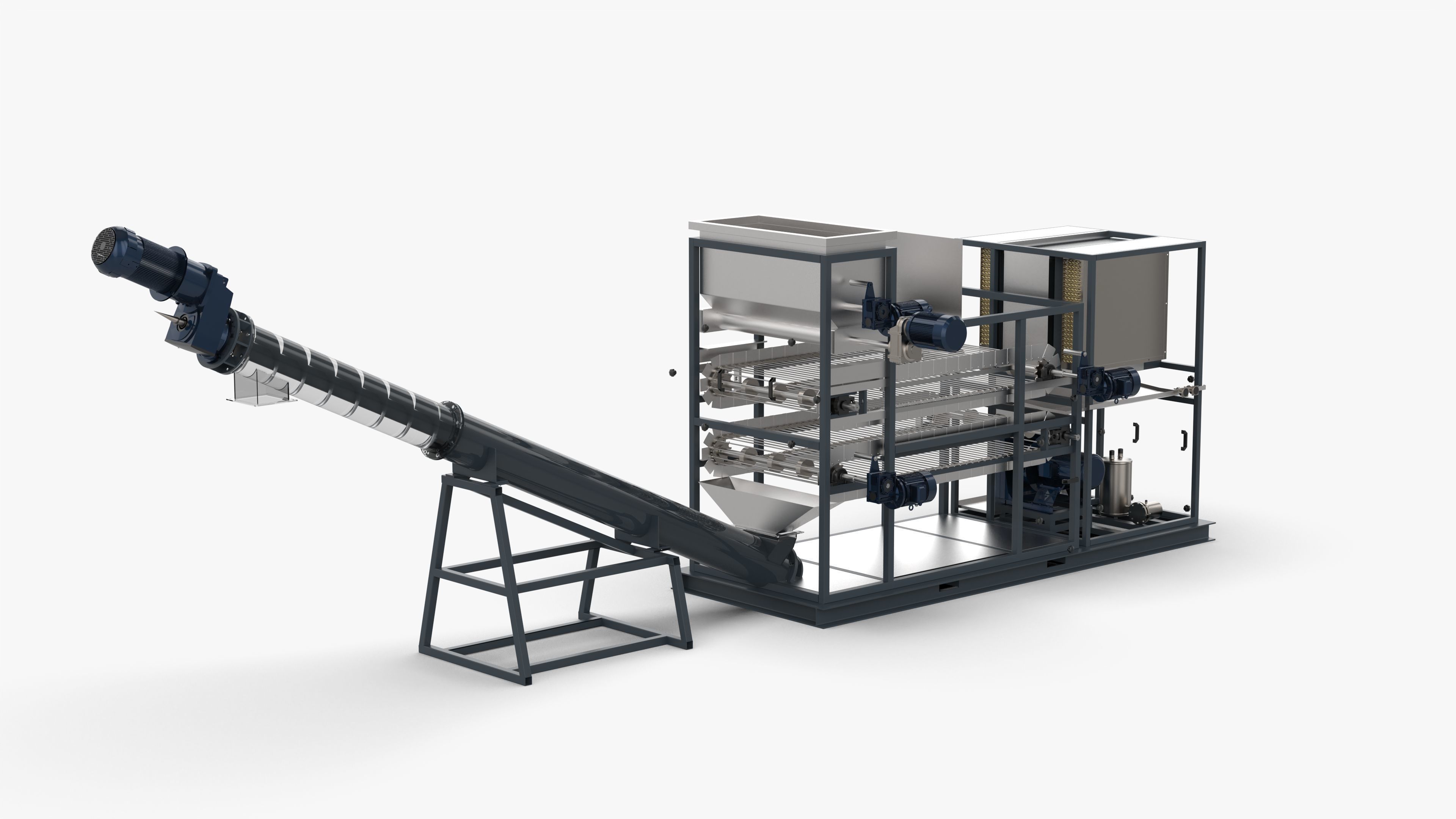 Heat Pump Sludge Drying Machine 3D model_3