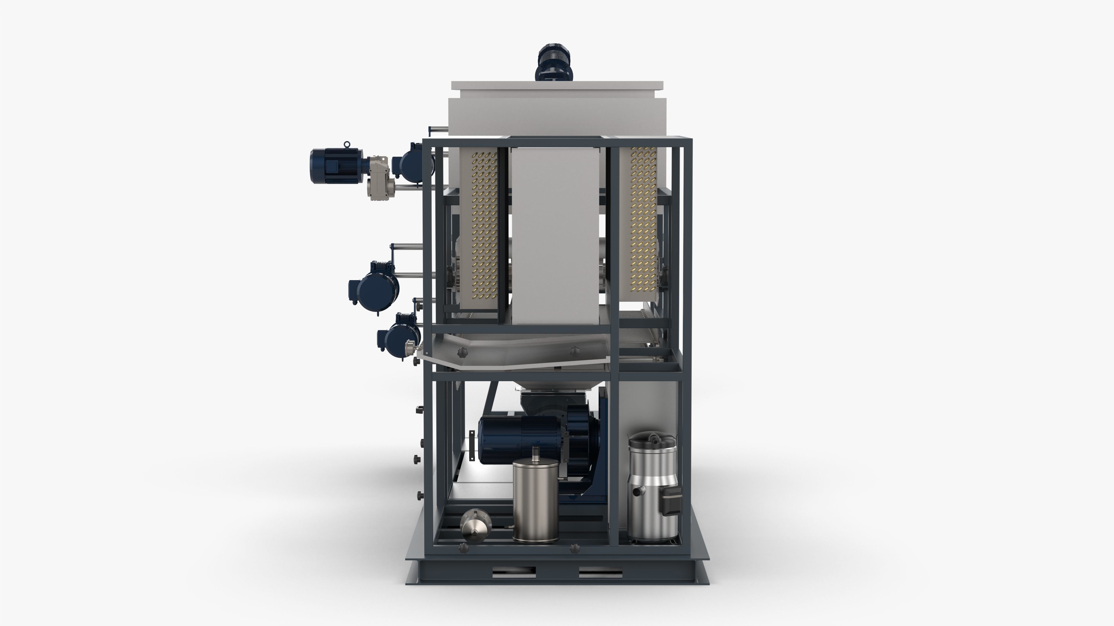 Heat Pump Sludge Drying Machine 3D model_16