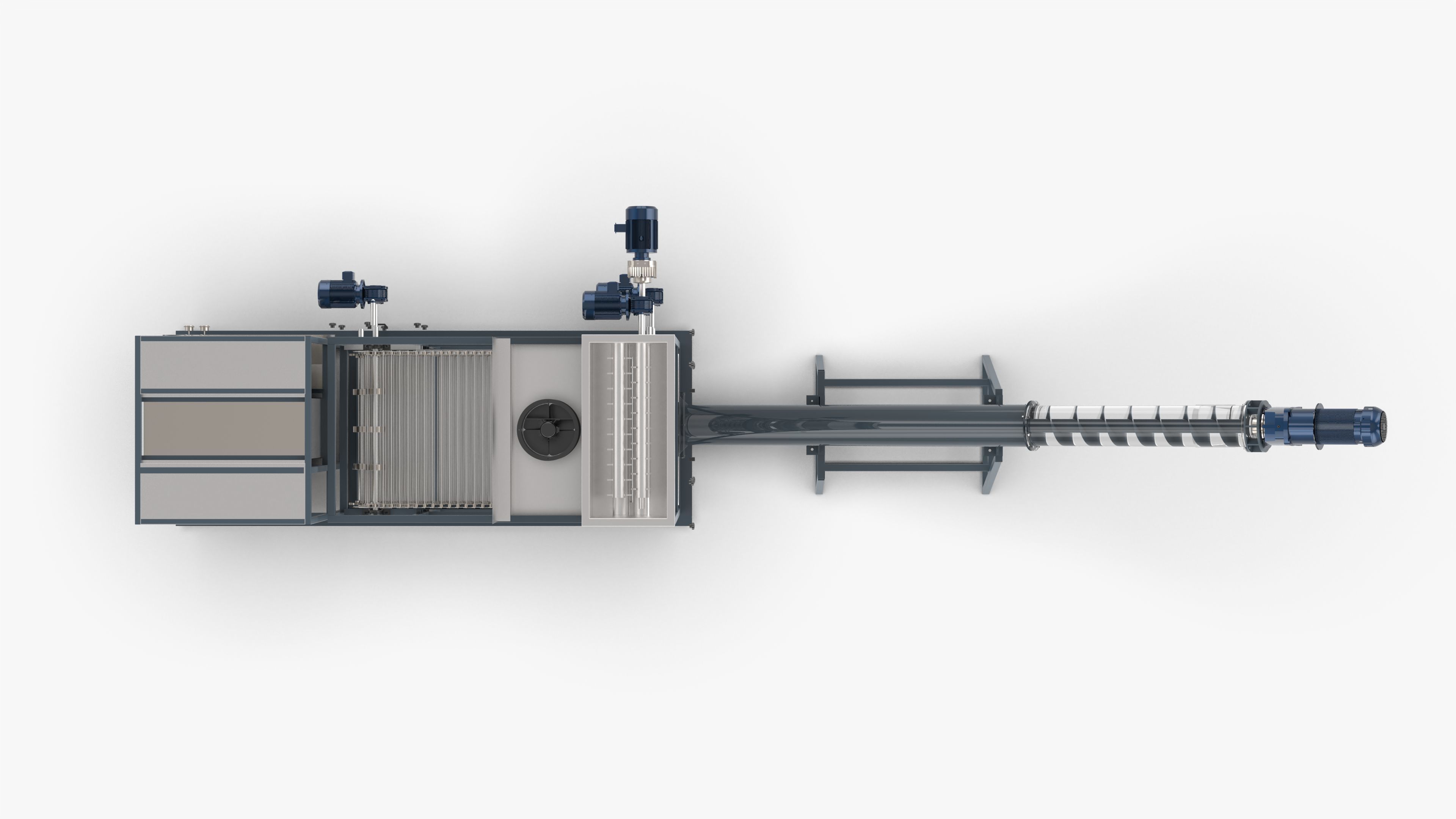 Heat Pump Sludge Drying Machine 3D model_7