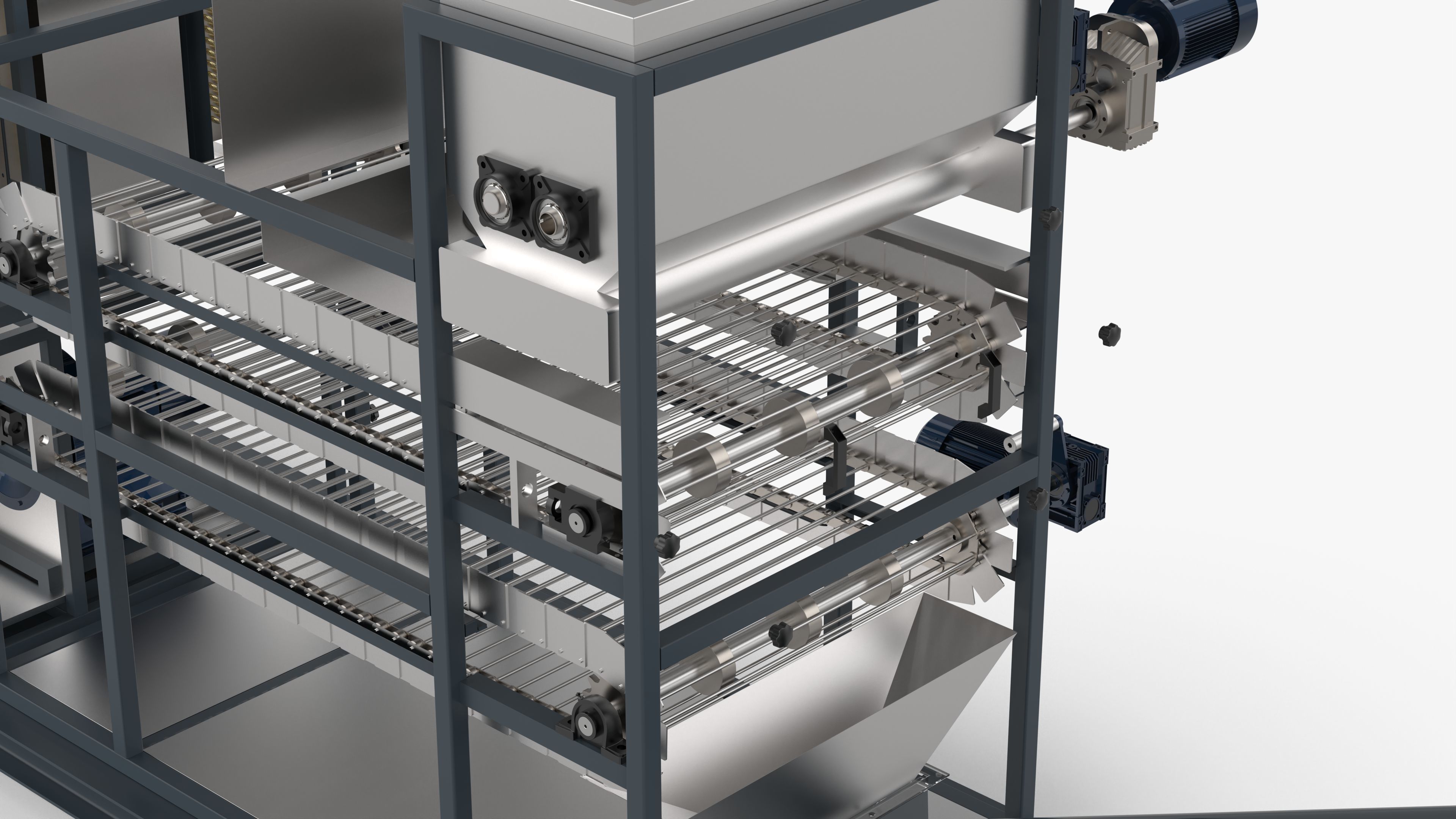 Heat Pump Sludge Drying Machine 3D model_11