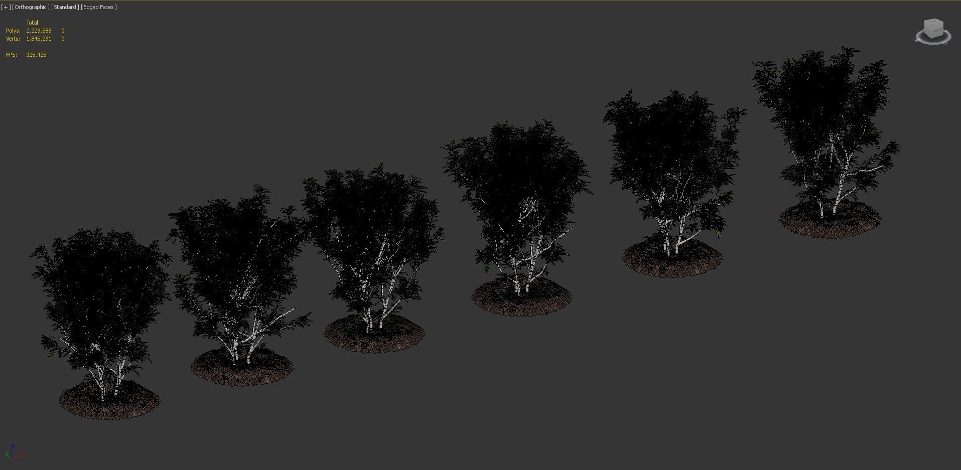 Hedge Bush 3D model_9