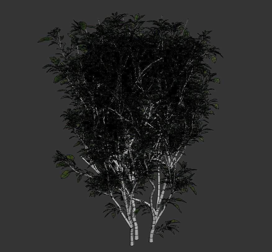 Hedge Bush 3D model_10