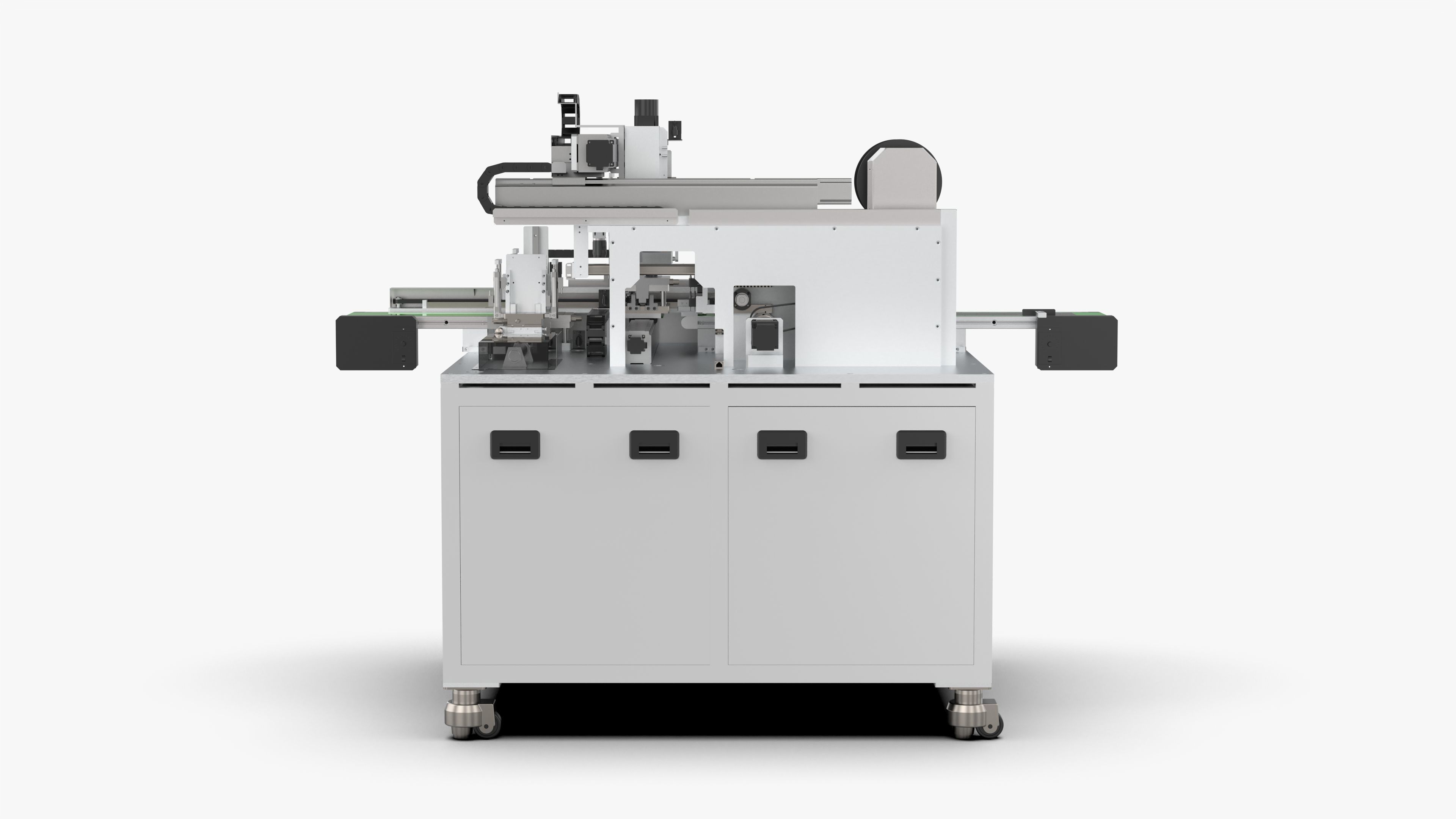 Automatic Mobile Phone Screen Film Sticking Machine 3D model_6