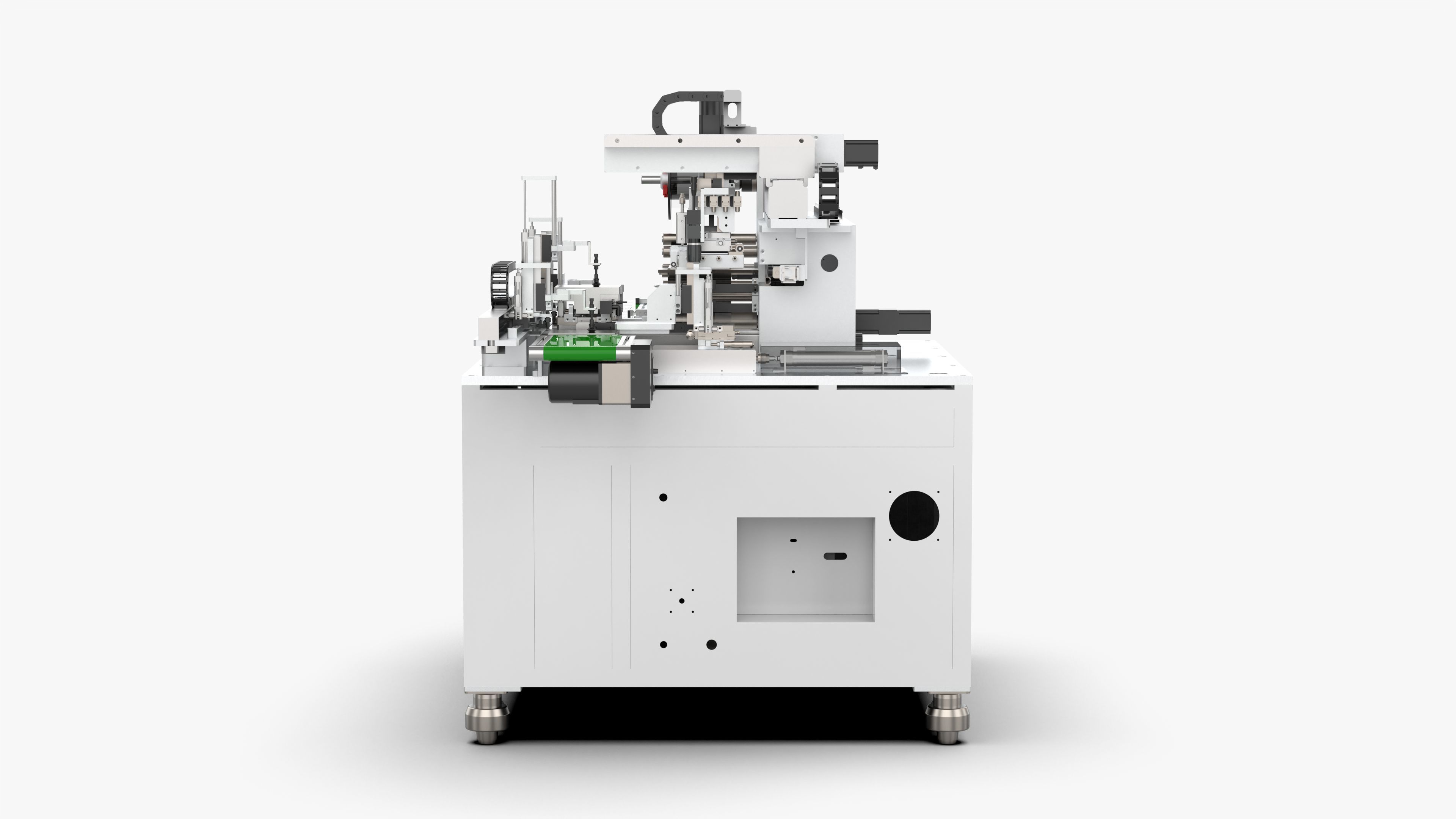 Automatic Mobile Phone Screen Film Sticking Machine 3D model_5