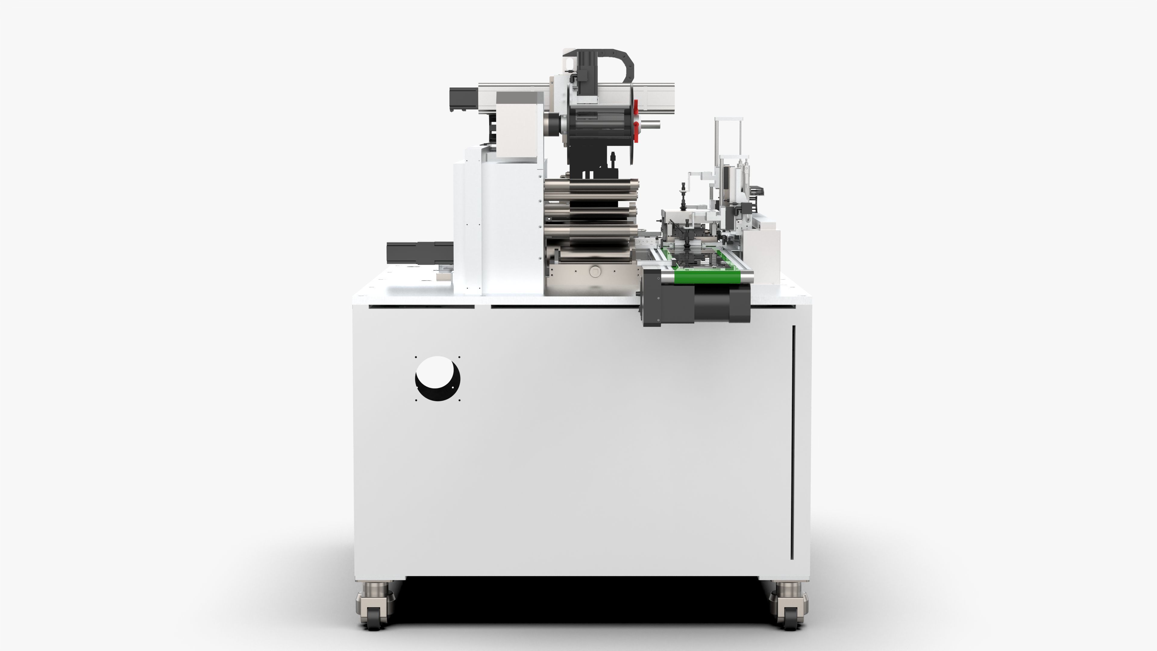 Automatic Mobile Phone Screen Film Sticking Machine 3D model_9