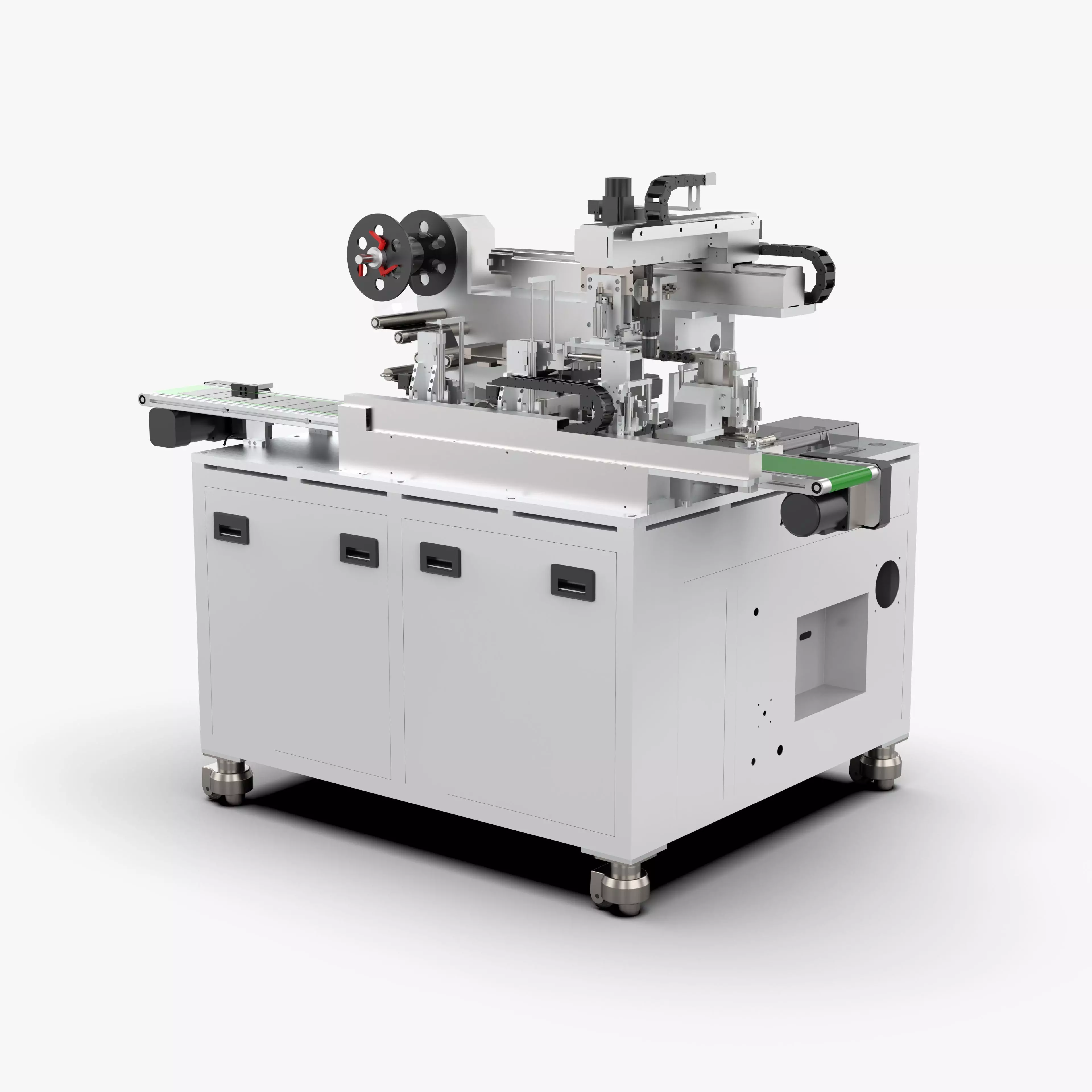 Automatic Mobile Phone Screen Film Sticking Machine 3D model_0