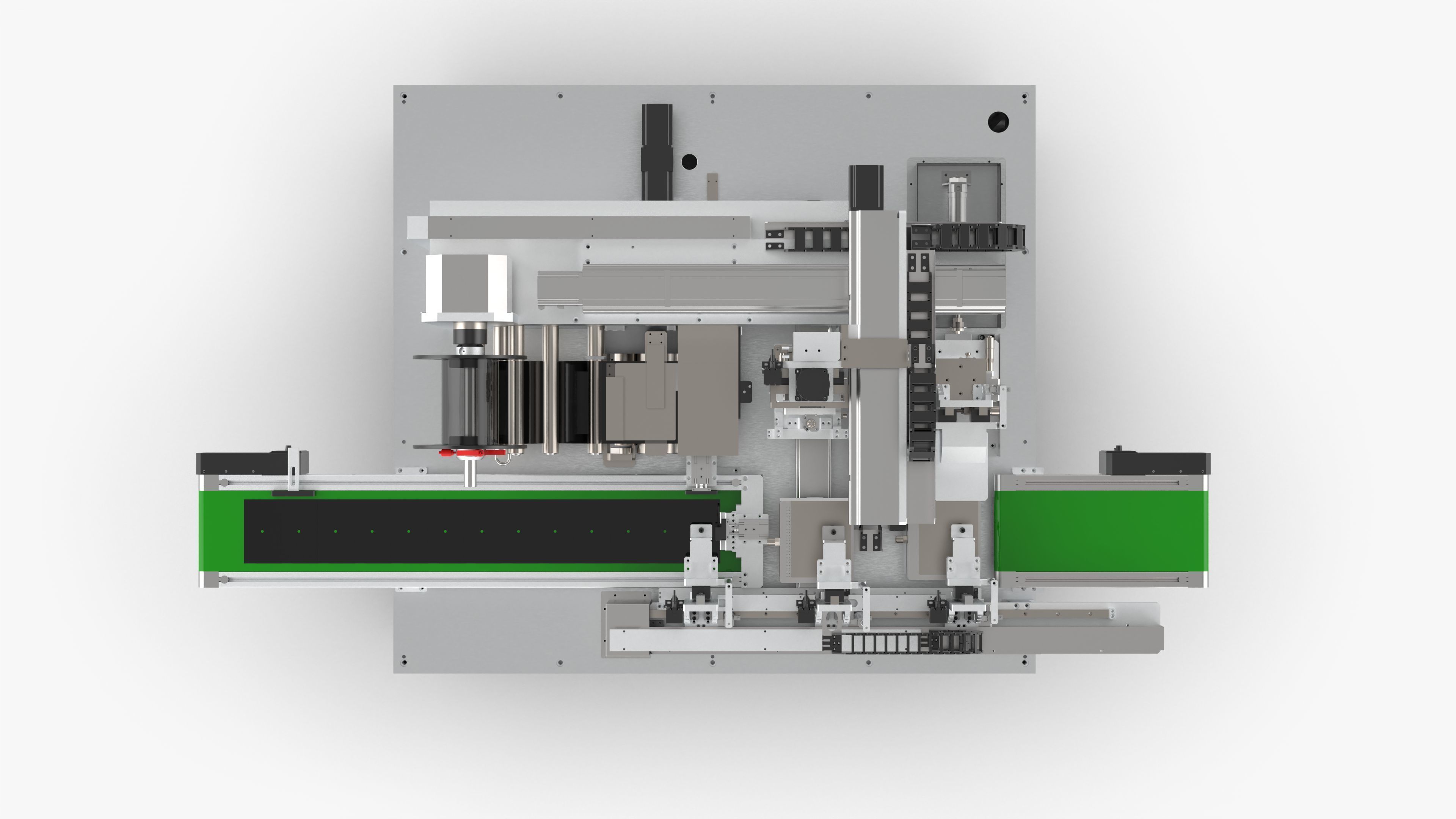 Automatic Mobile Phone Screen Film Sticking Machine 3D model_10