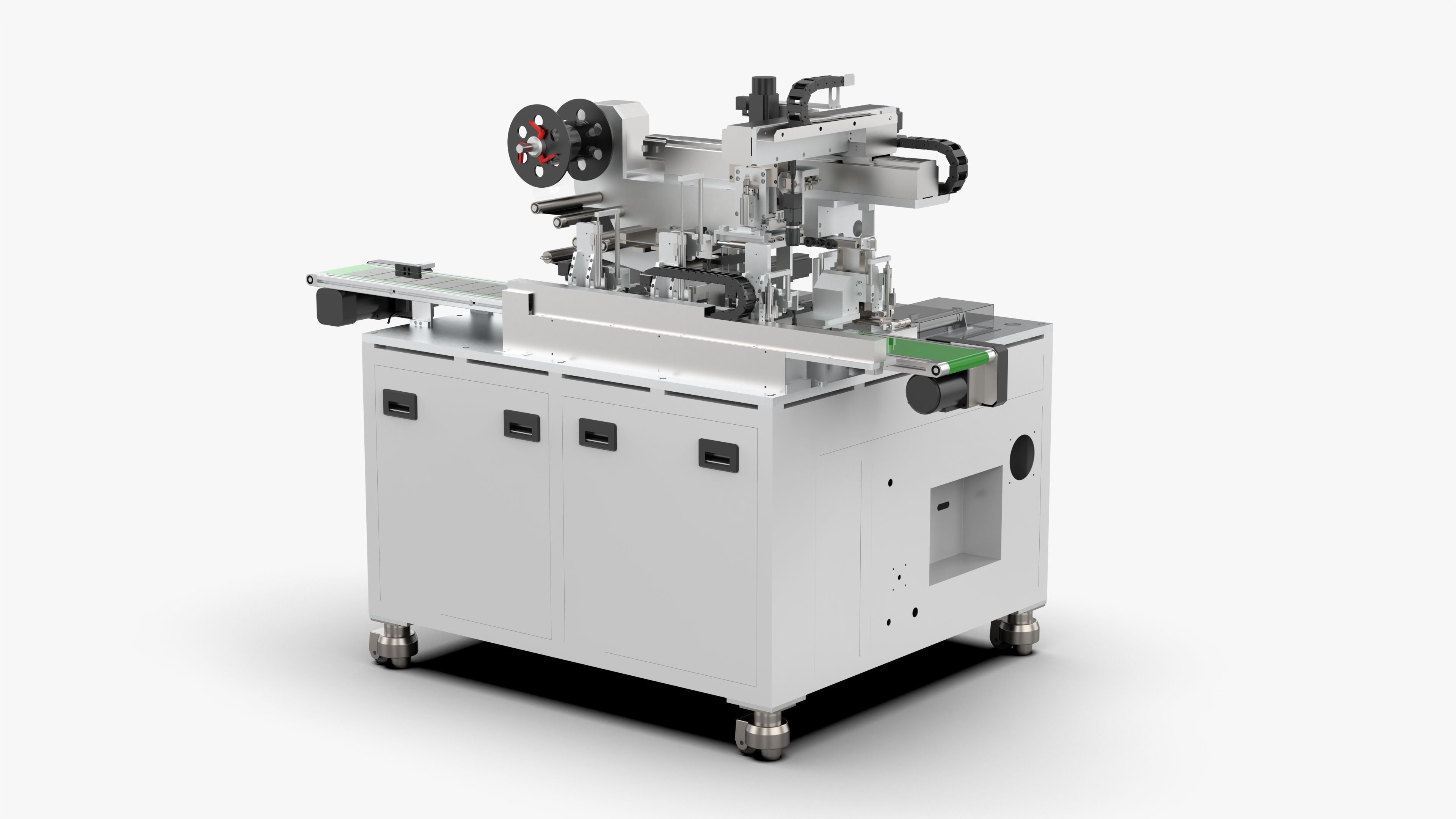 Automatic Mobile Phone Screen Film Sticking Machine 3D model_1