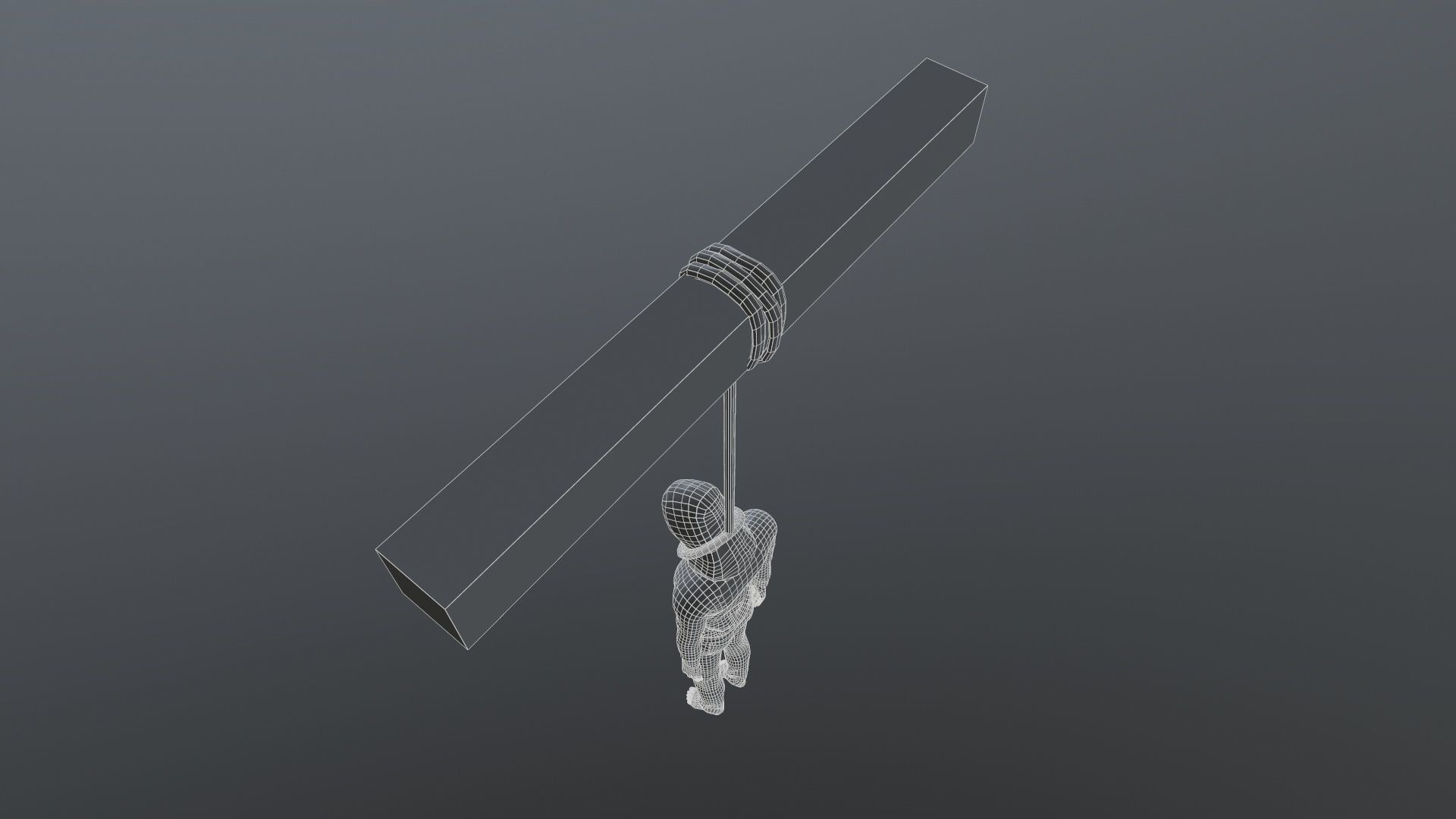 hangedV1 Low-poly 3D model_12