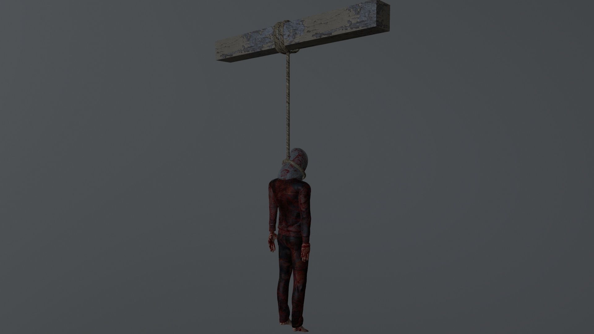 hangedV1 Low-poly 3D model_6