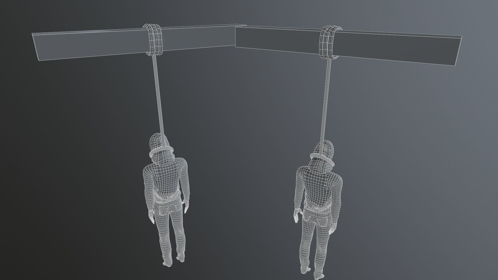 hangedV1 Low-poly 3D model_15