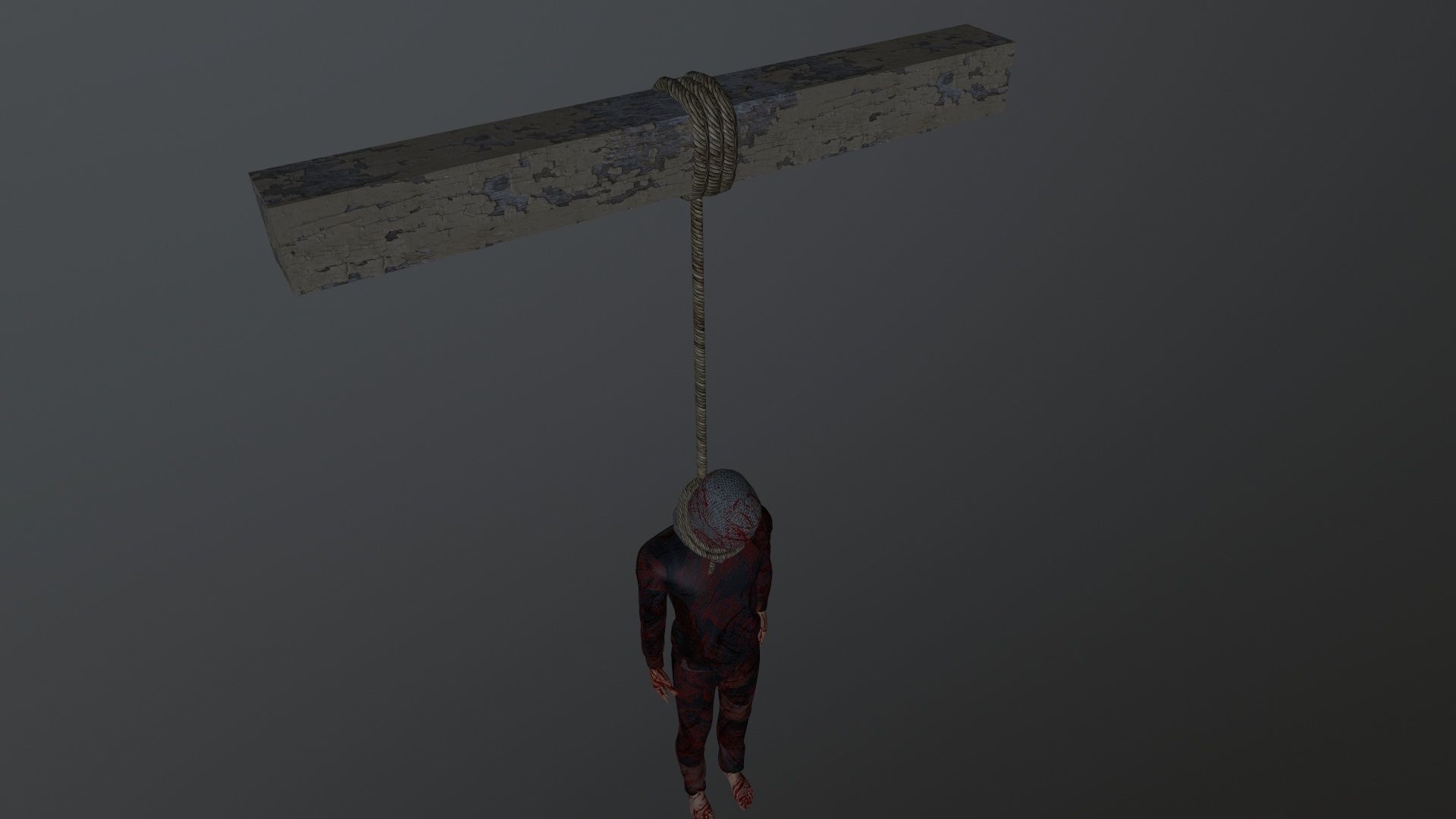 hangedV1 Low-poly 3D model_8