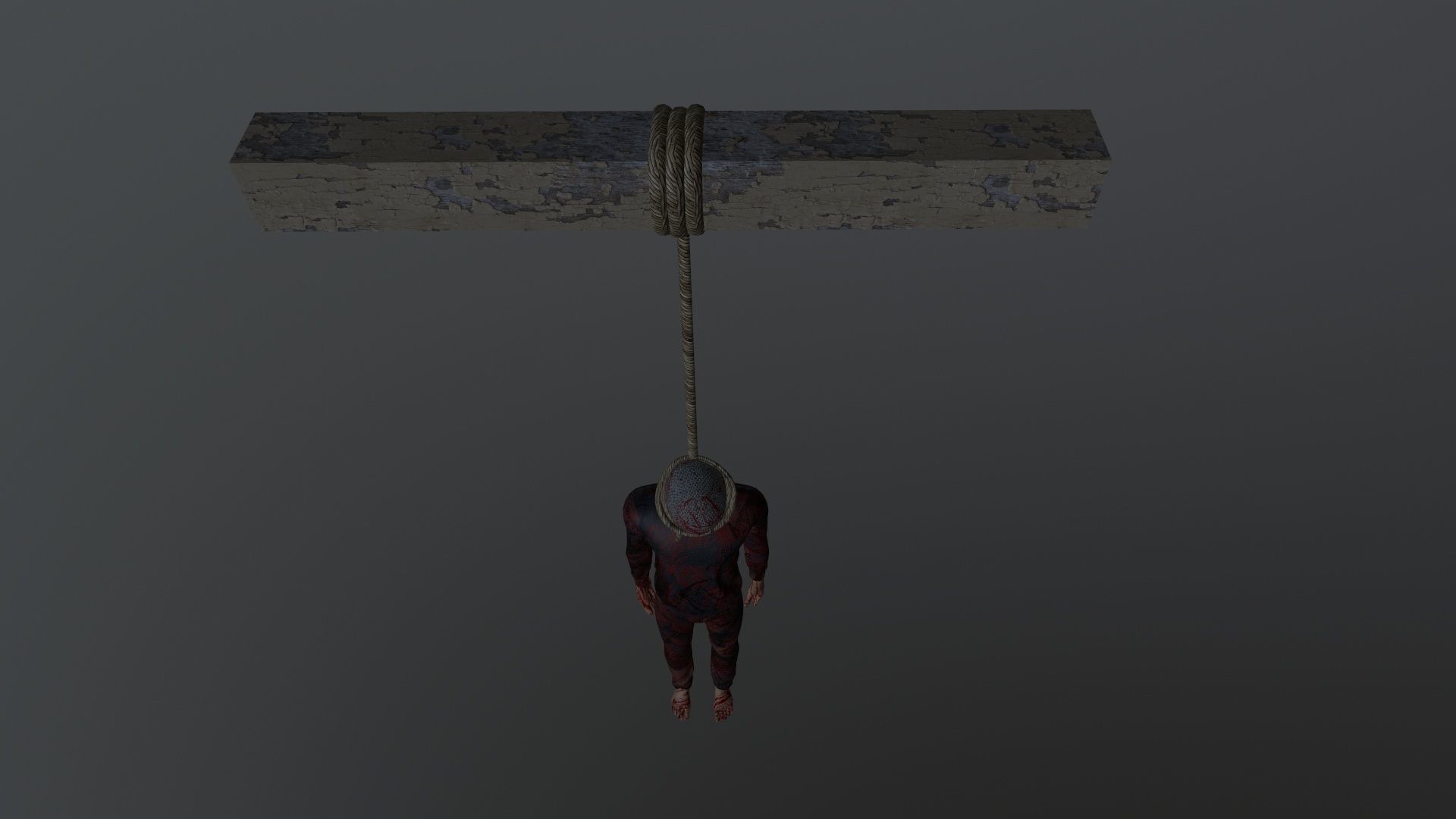 hangedV1 Low-poly 3D model_9