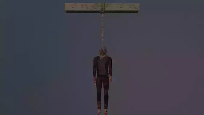hangedV1 Low-poly 3D model
