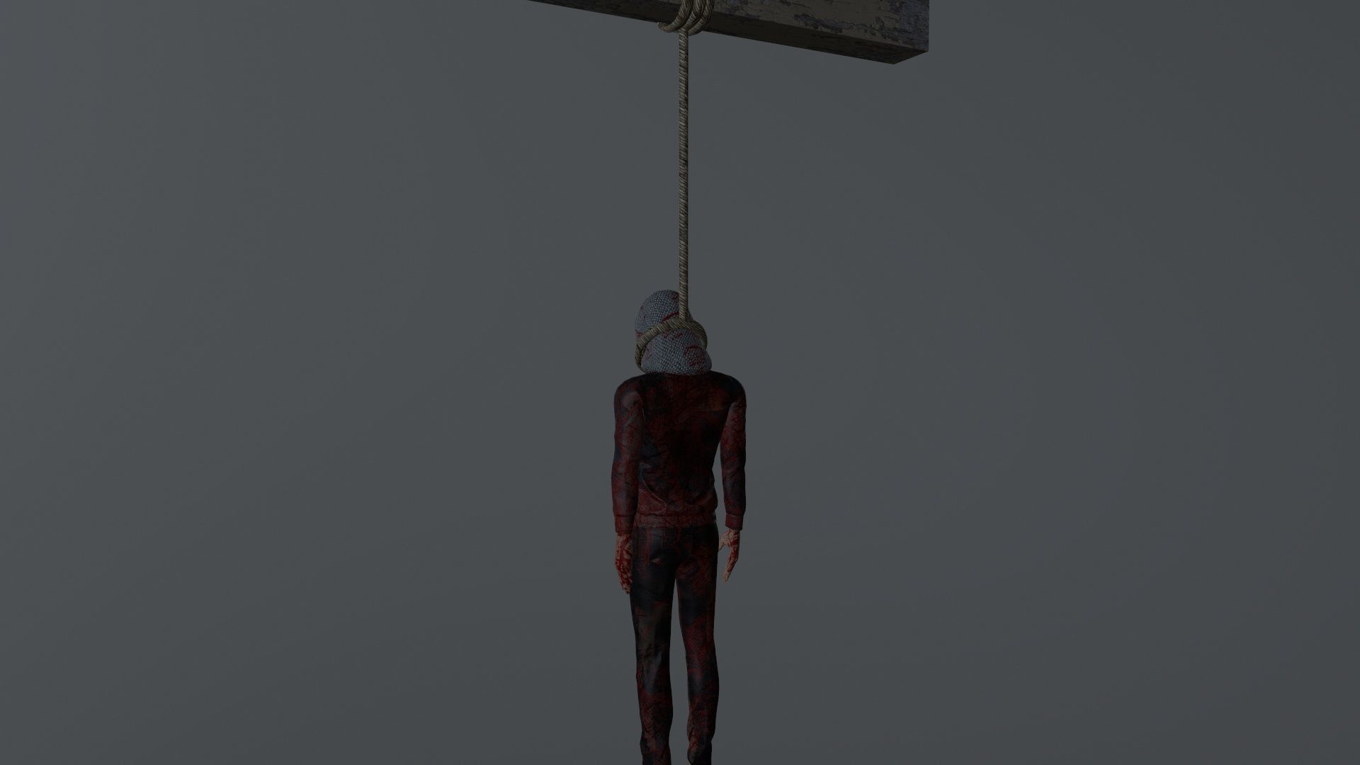 hangedV1 Low-poly 3D model_4