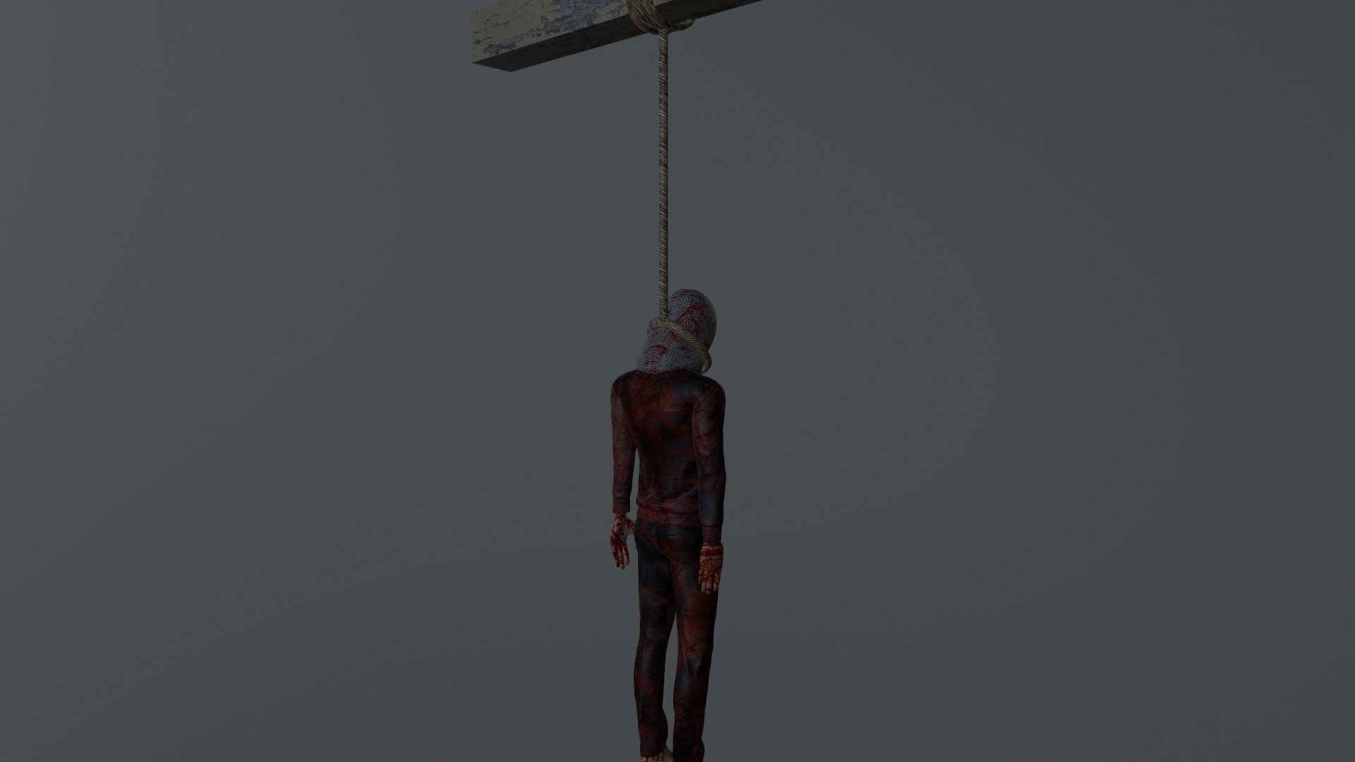 hangedV1 Low-poly 3D model_5