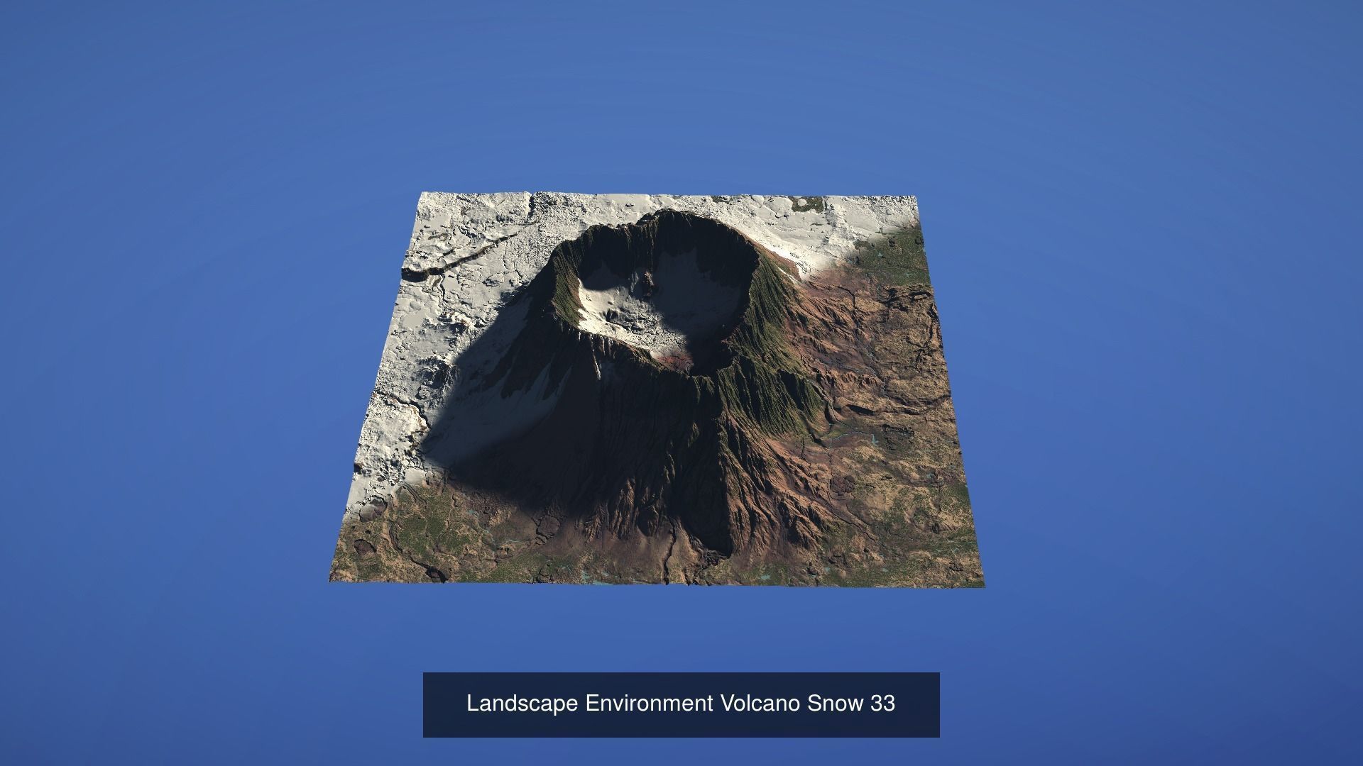 5 Landscape Environment Volcano Snow Volume 07 3D Model Collection_3