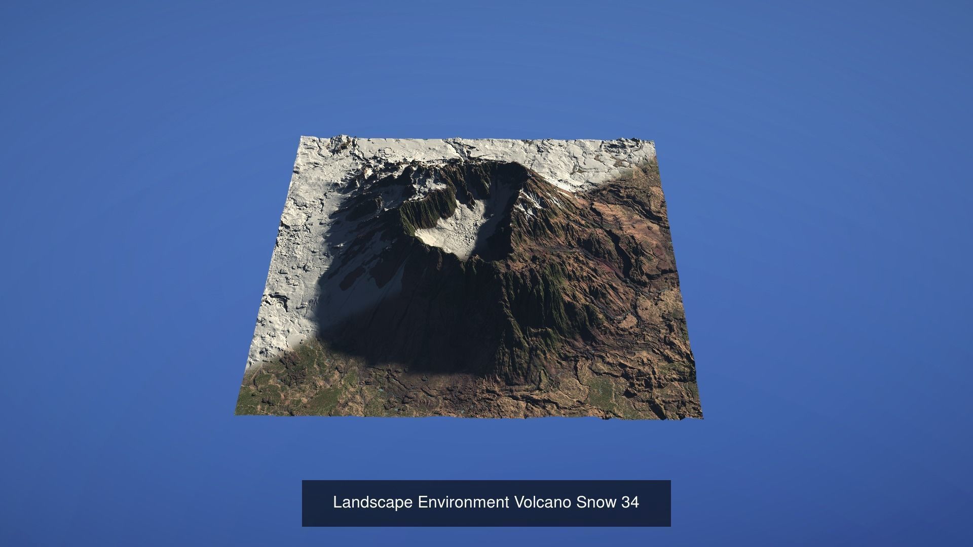 5 Landscape Environment Volcano Snow Volume 07 3D Model Collection_4