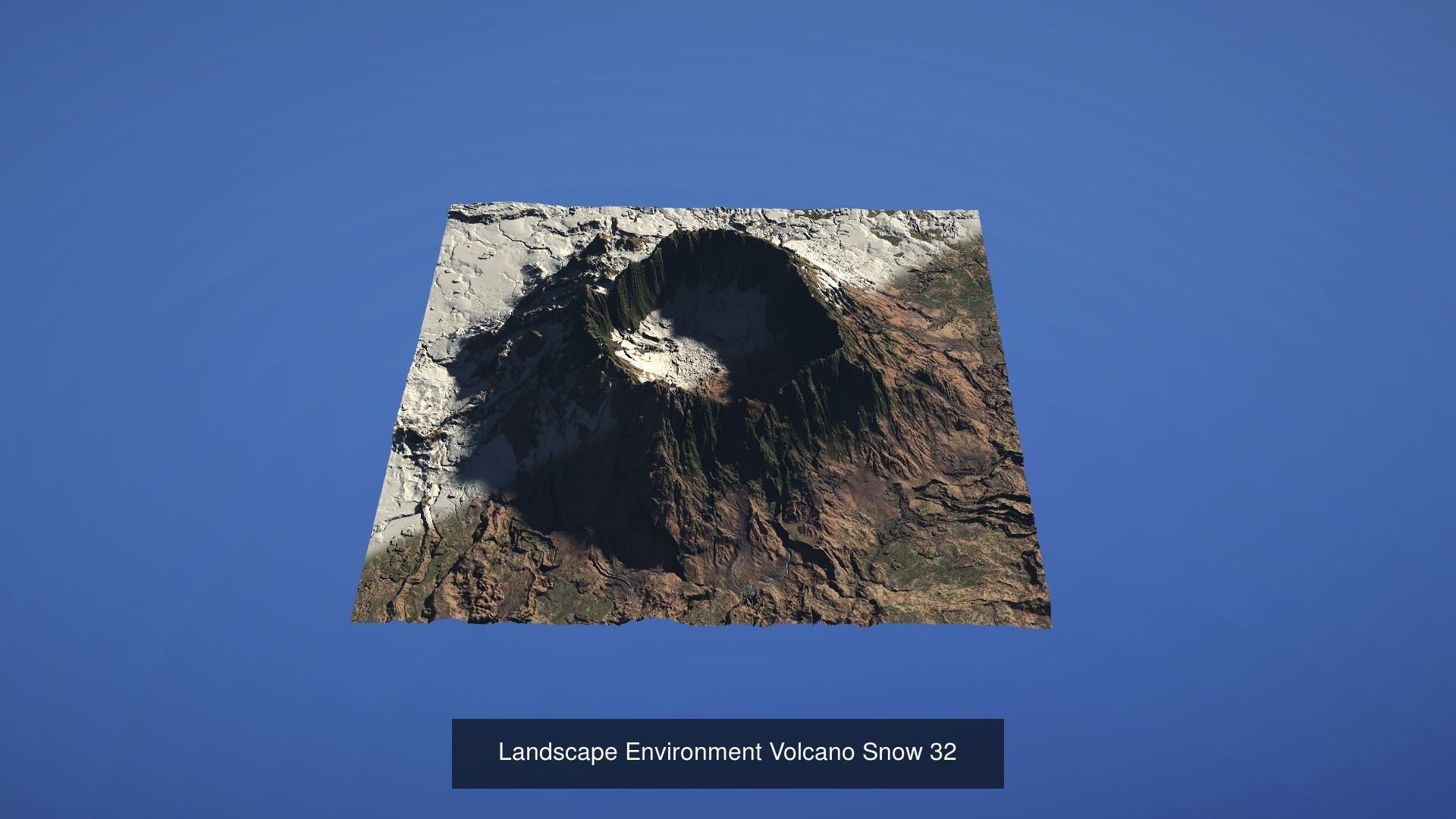 5 Landscape Environment Volcano Snow Volume 07 3D Model Collection_2