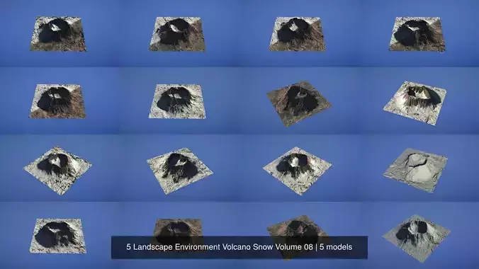 5 Landscape Environment Volcano Snow Volume 08