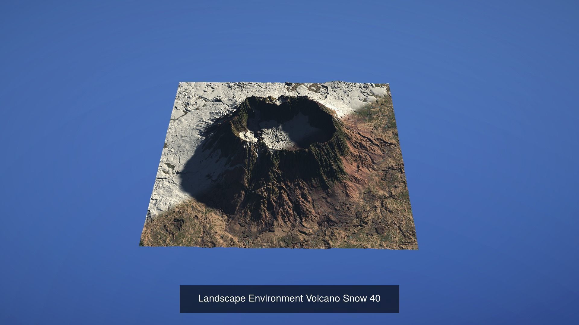 10 Landscape Environment Volcano Snow Pack 04 3D Model Collection_10