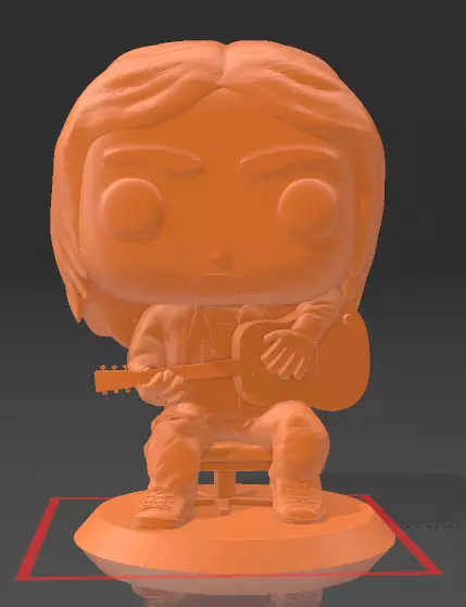 Funko Kurt Cobain Unplugged 3D print model_0