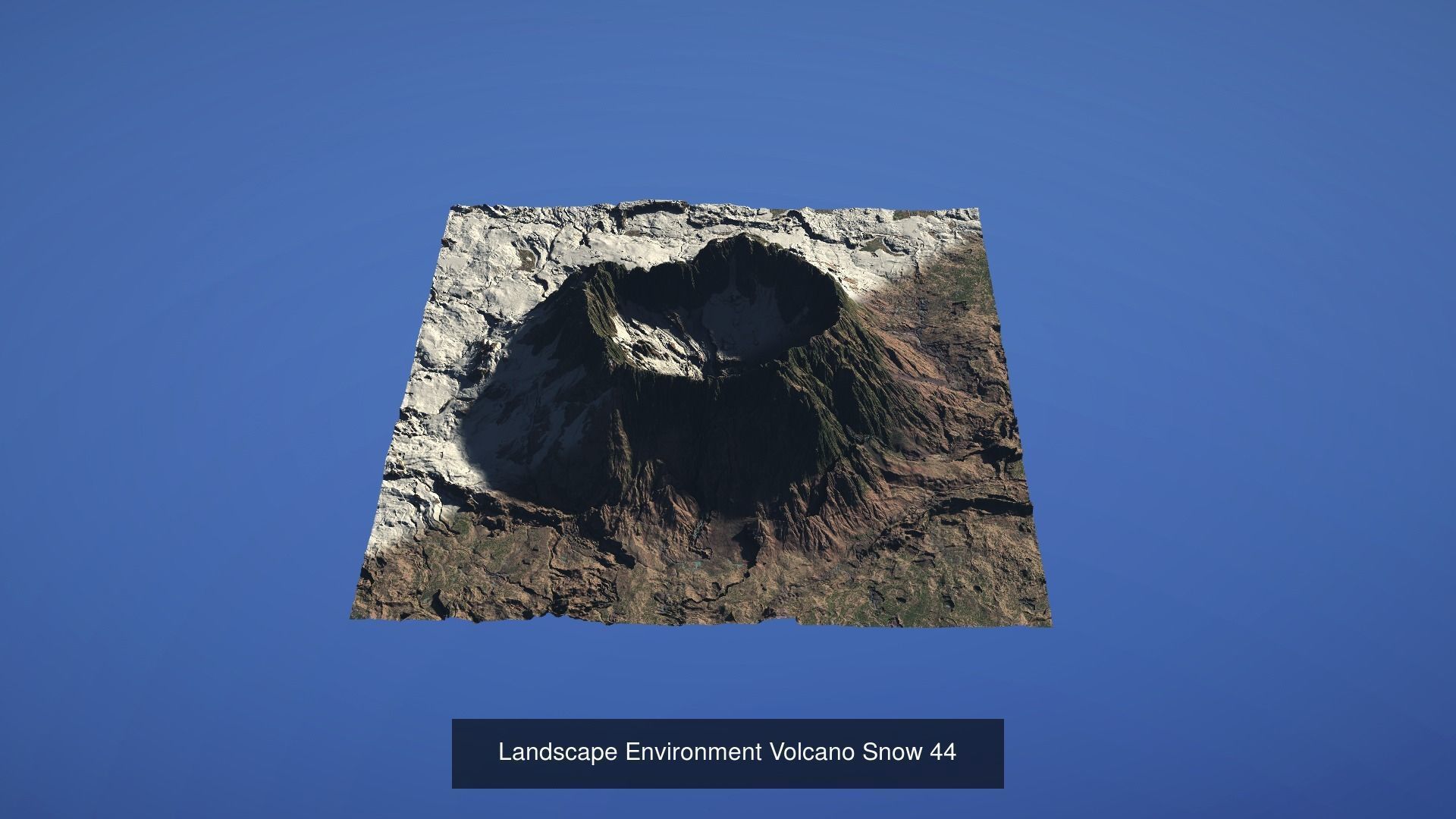 10 Landscape Environment Volcano Snow Pack 05 3D Model Collection_4