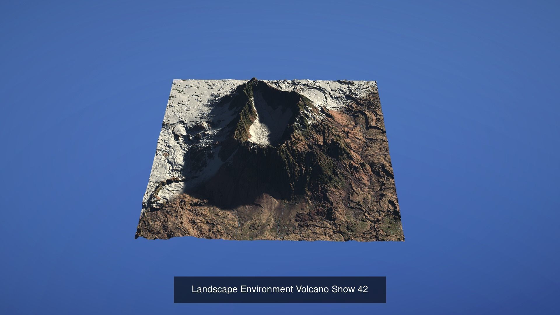 10 Landscape Environment Volcano Snow Pack 05 3D Model Collection_2