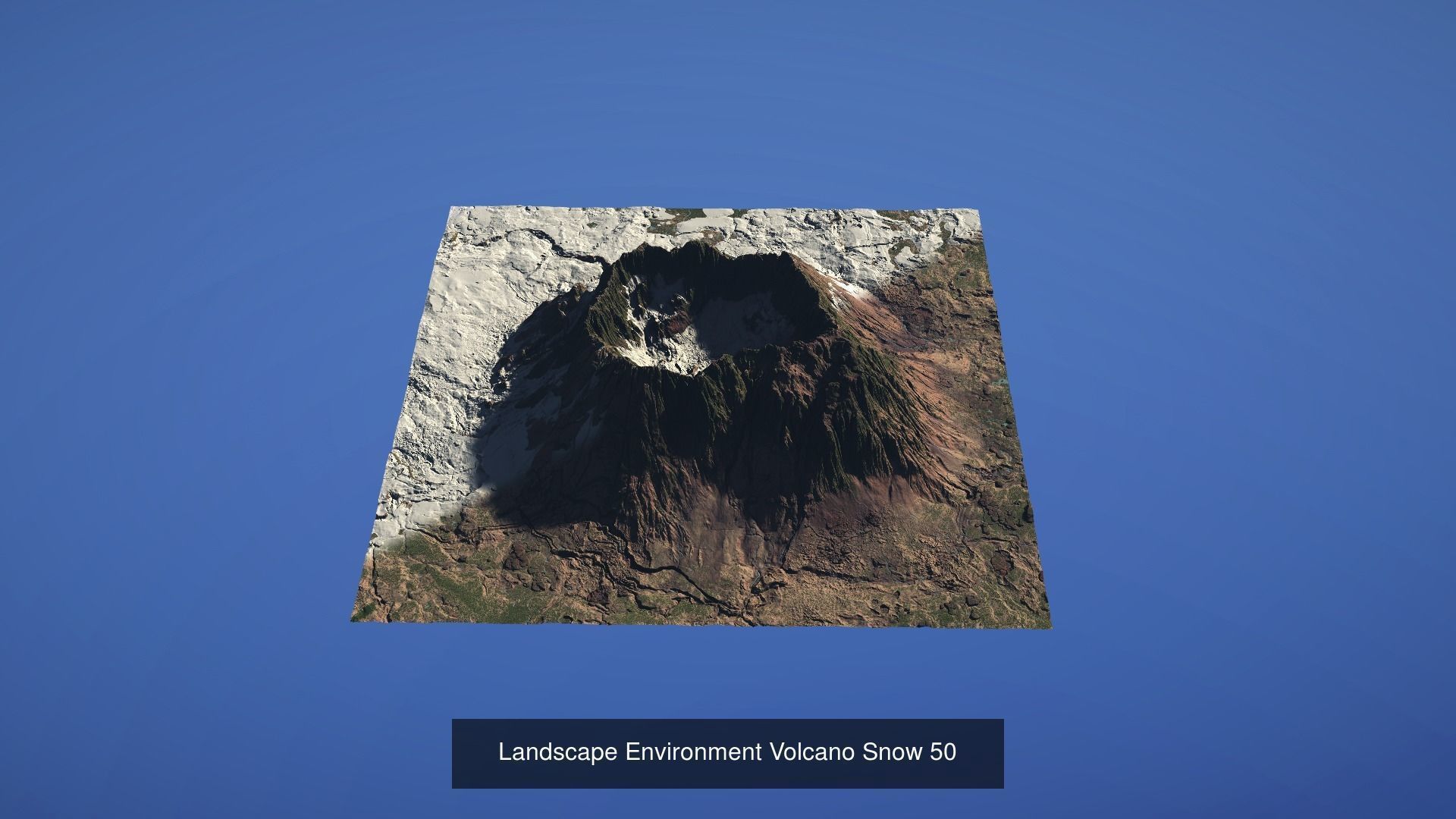 10 Landscape Environment Volcano Snow Pack 05 3D Model Collection_10