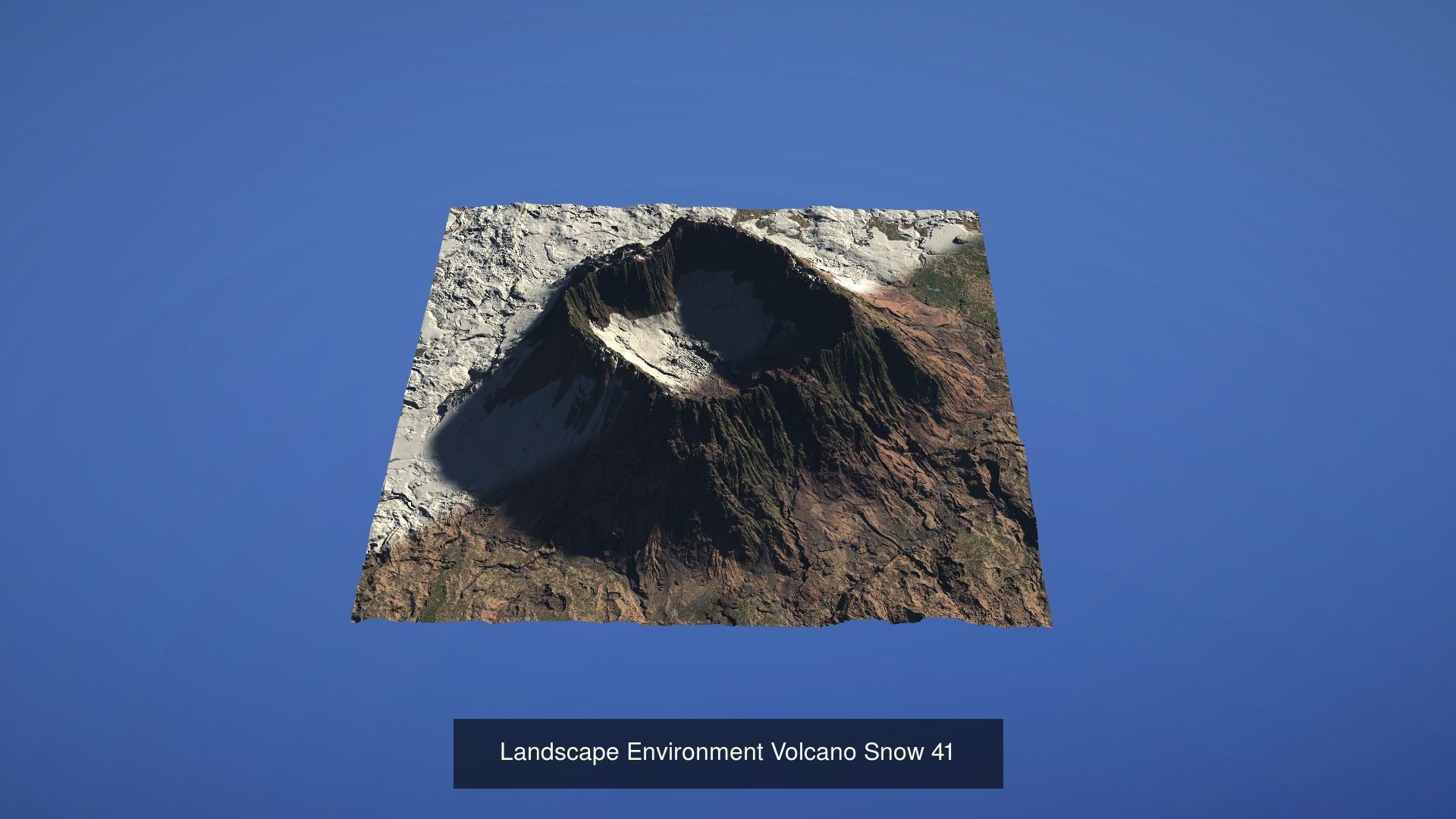 10 Landscape Environment Volcano Snow Pack 05 3D Model Collection_1
