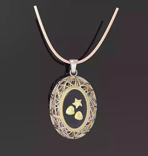 Pendant  bird nest Free 3D model