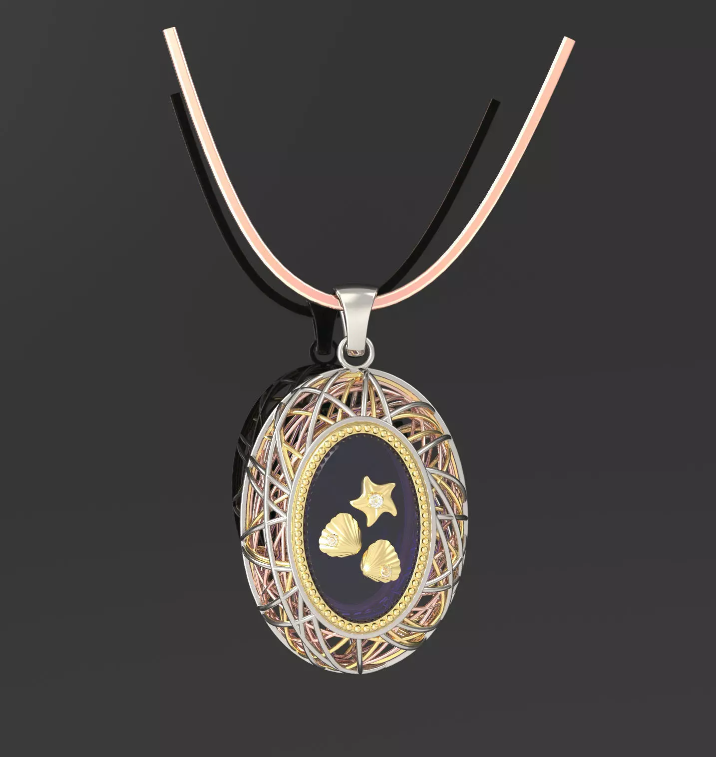 Pendant bird nest Free 3D model