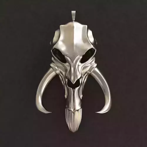 Mythosaur Skull Pendant 3D print model