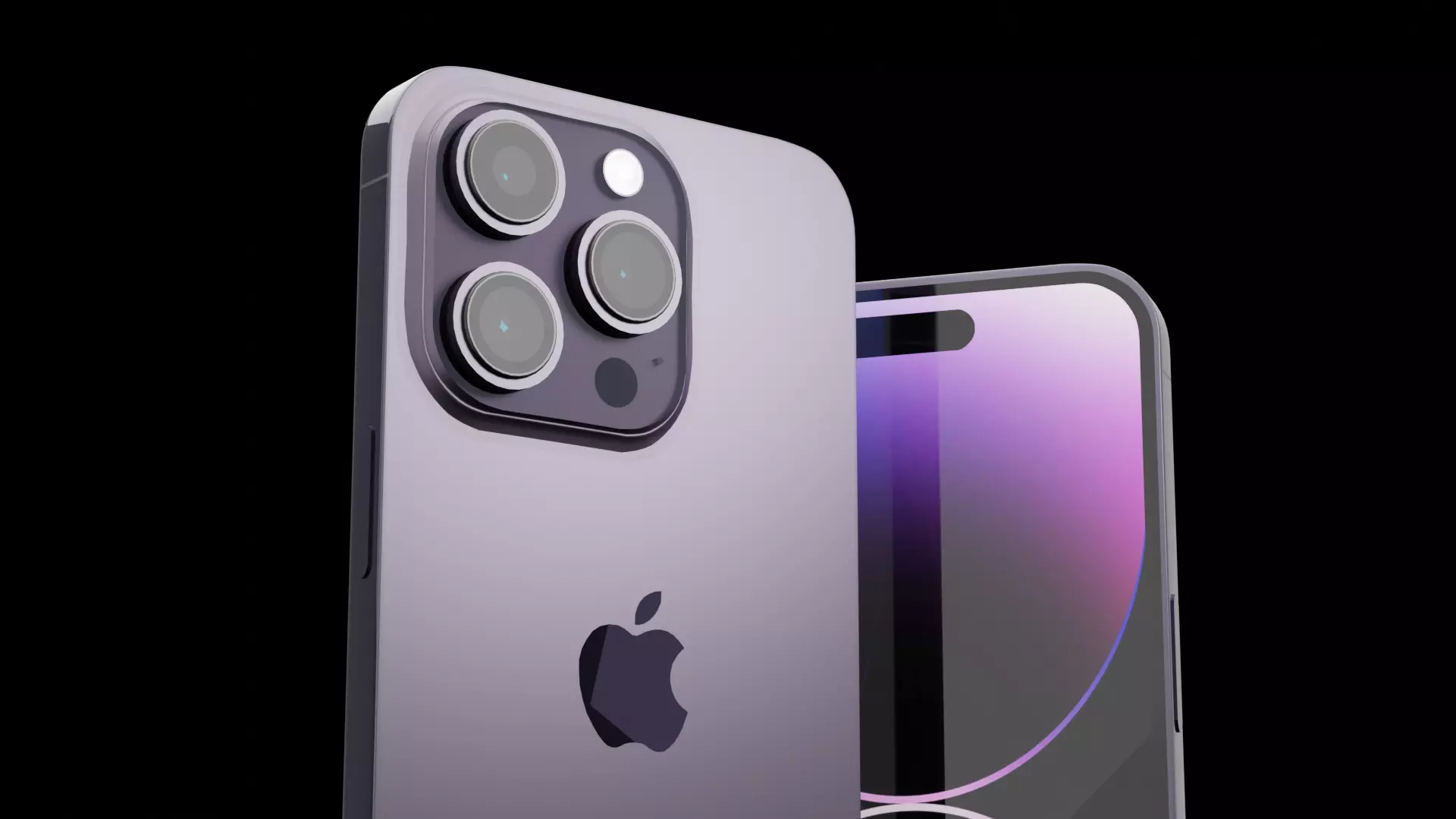 Iphone 14 Pro Max Free low-poly 3D model