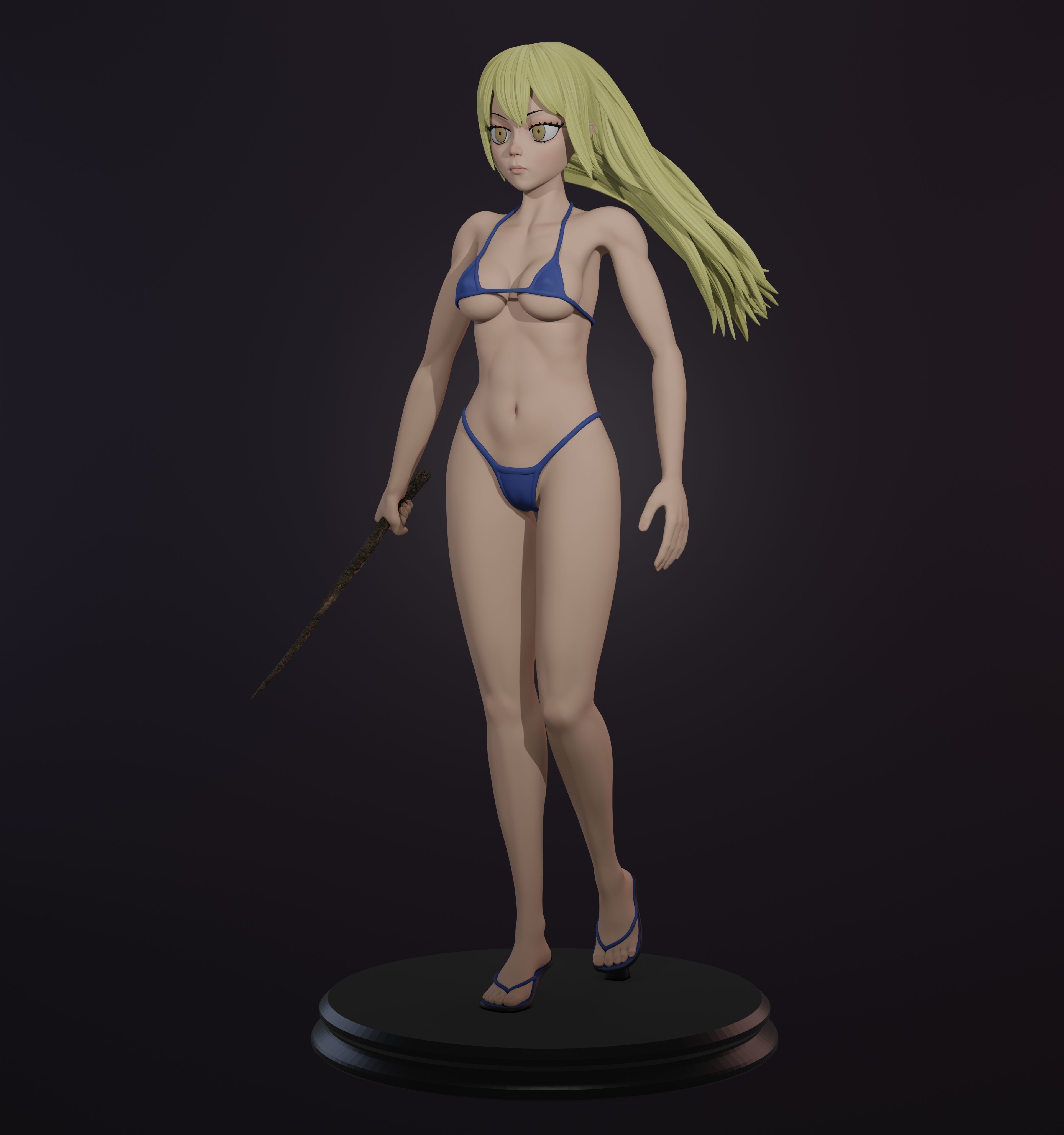 Danmachi Ais Wallenstein 3D print model_14