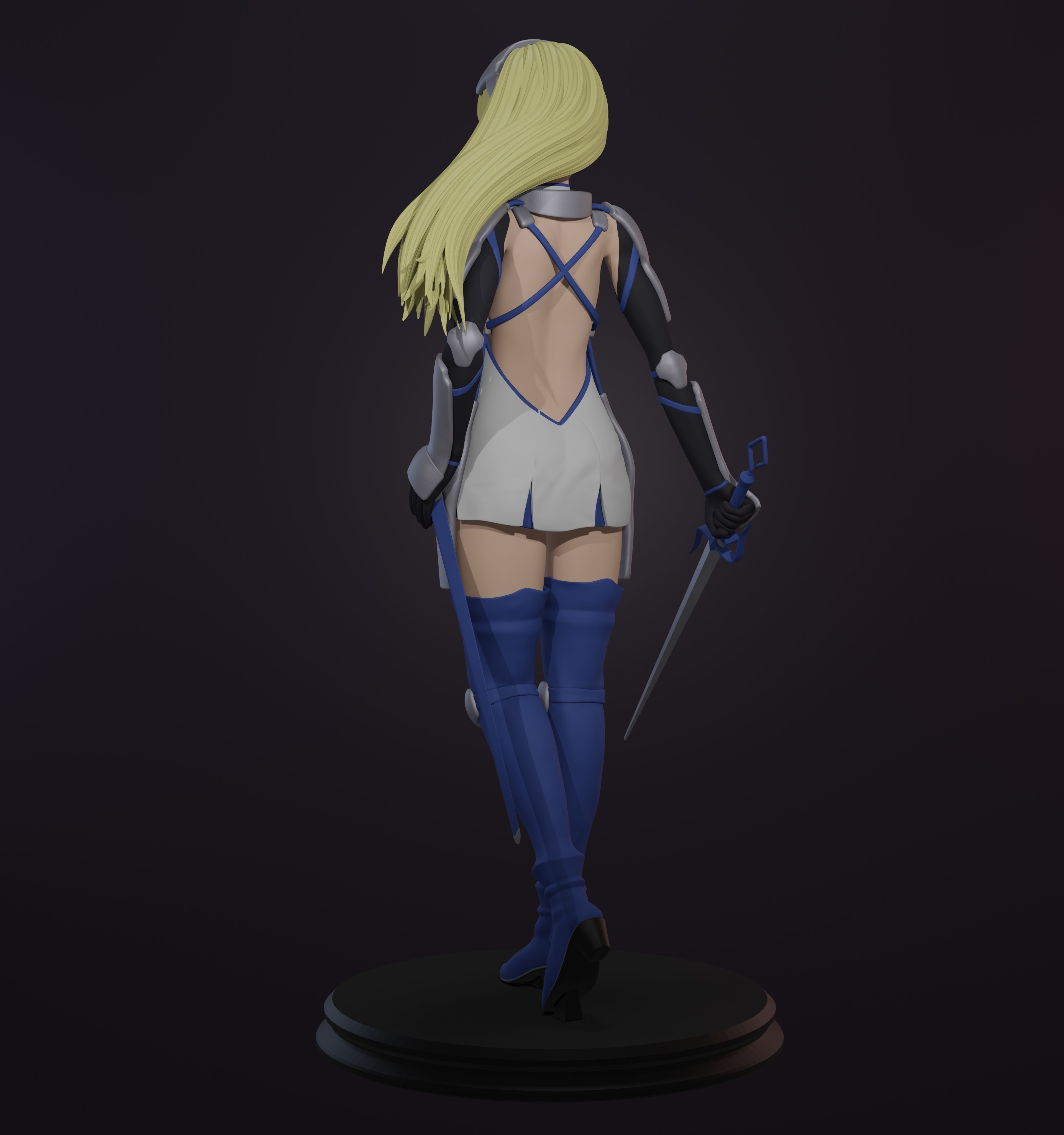 Danmachi Ais Wallenstein 3D print model_4