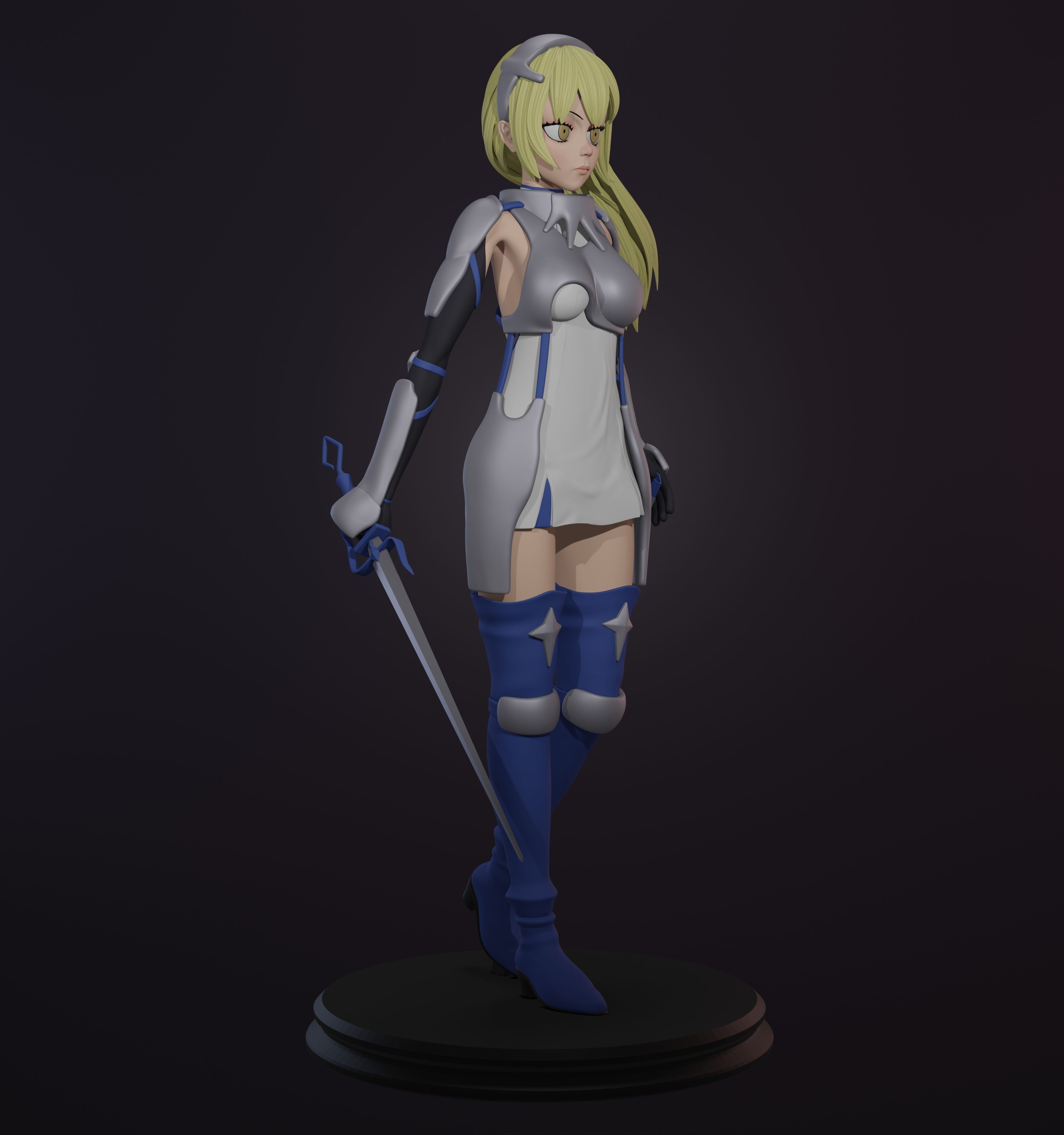 Danmachi Ais Wallenstein 3D print model_2