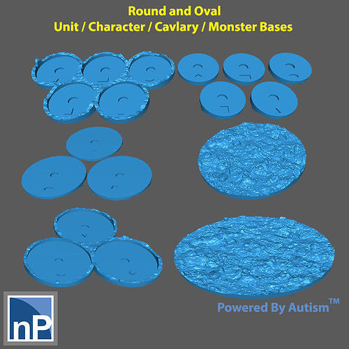 AOS Unit Trays - Bases - Muddy Rubble Slope Free 3D print model