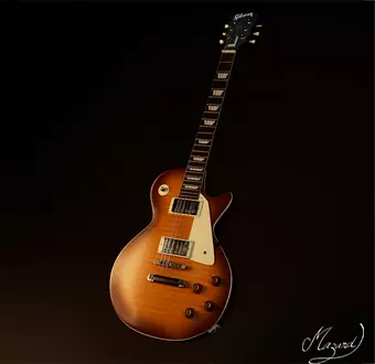 Les Paul Gisbon guitar 3D model