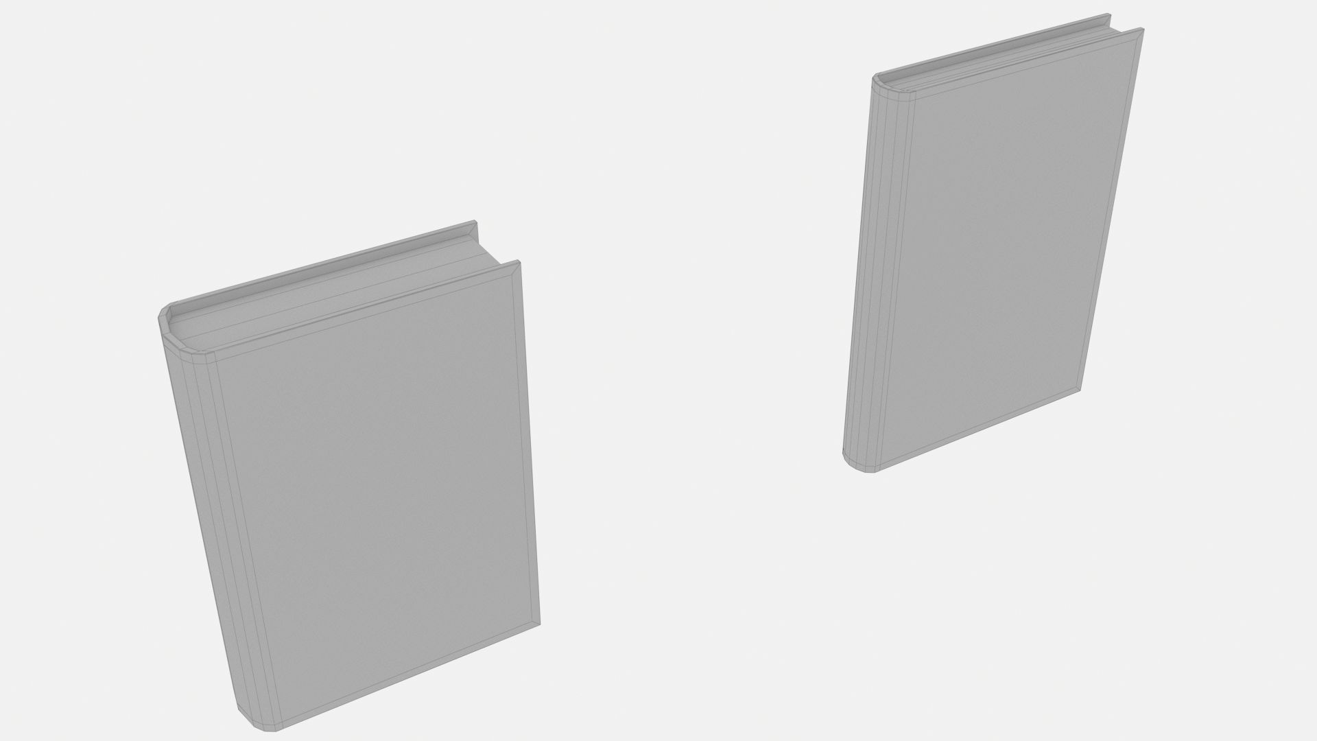 Old Ancient Books 3D model_12