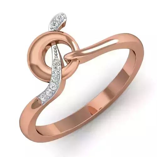 Women Ring Earrings Pendant set 3dm stl 3mf glb render details