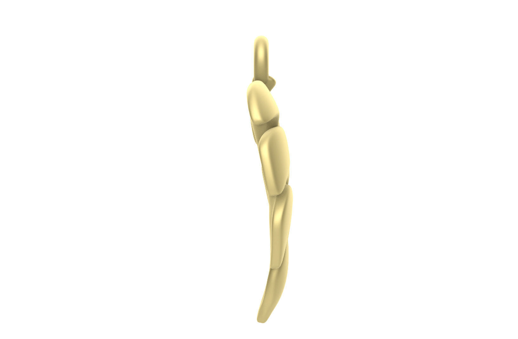 Leaf Charm Set - Monstera Leaf Charm for Ring Earrings Bracelet 3D print model_4