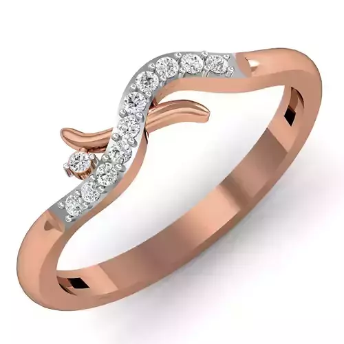 Women Ring Earrings Pendant set 3dm stl 3mf glb render details