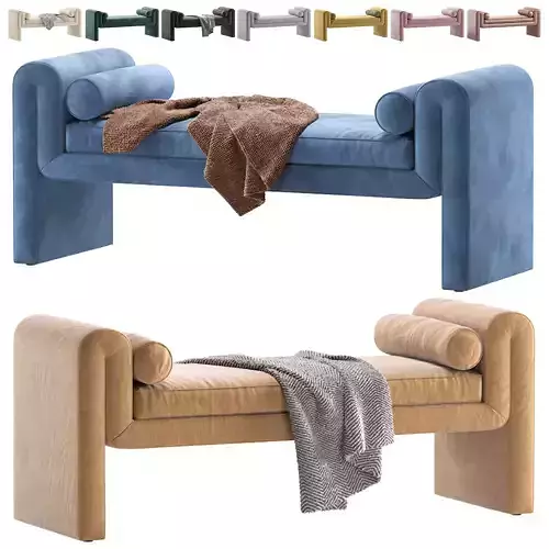 Mitchell Accent Bench By Burke Decor