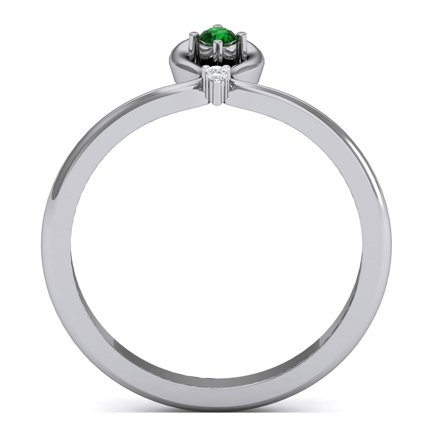 Women Ring Earrings Pendant set 3dm stl 3mf glb render details 3D print model_28