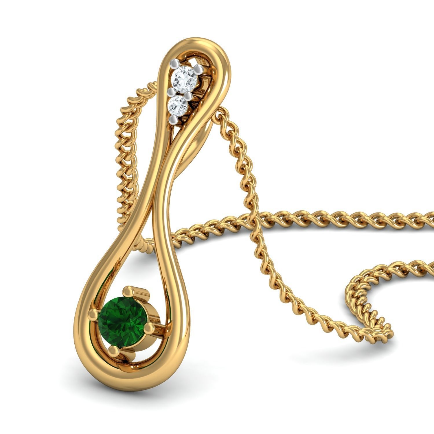 Women Ring Earrings Pendant set 3dm stl 3mf glb render details 3D print model_10