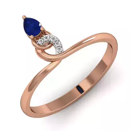 Women Ring Earrings Pendant set 3dm stl 3mf glb render details