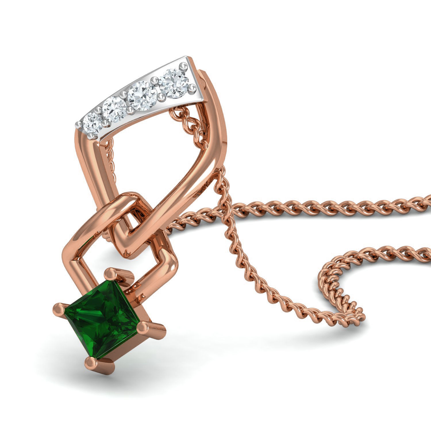 Women Ring Earrings Pendant set 3dm stl 3mf glb render details 3D print model_10